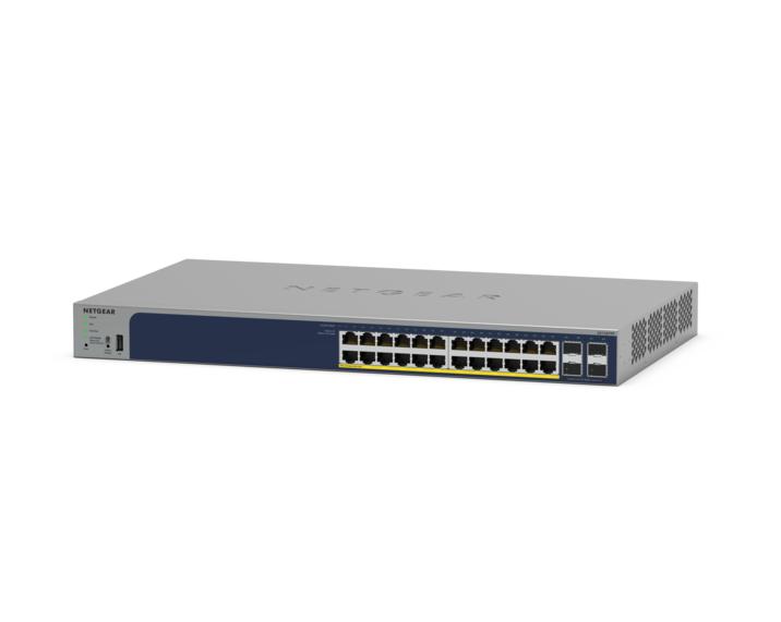 28PORT POE+ GB SMART MGD SWITCH 24X 1G POE + 4X SFP