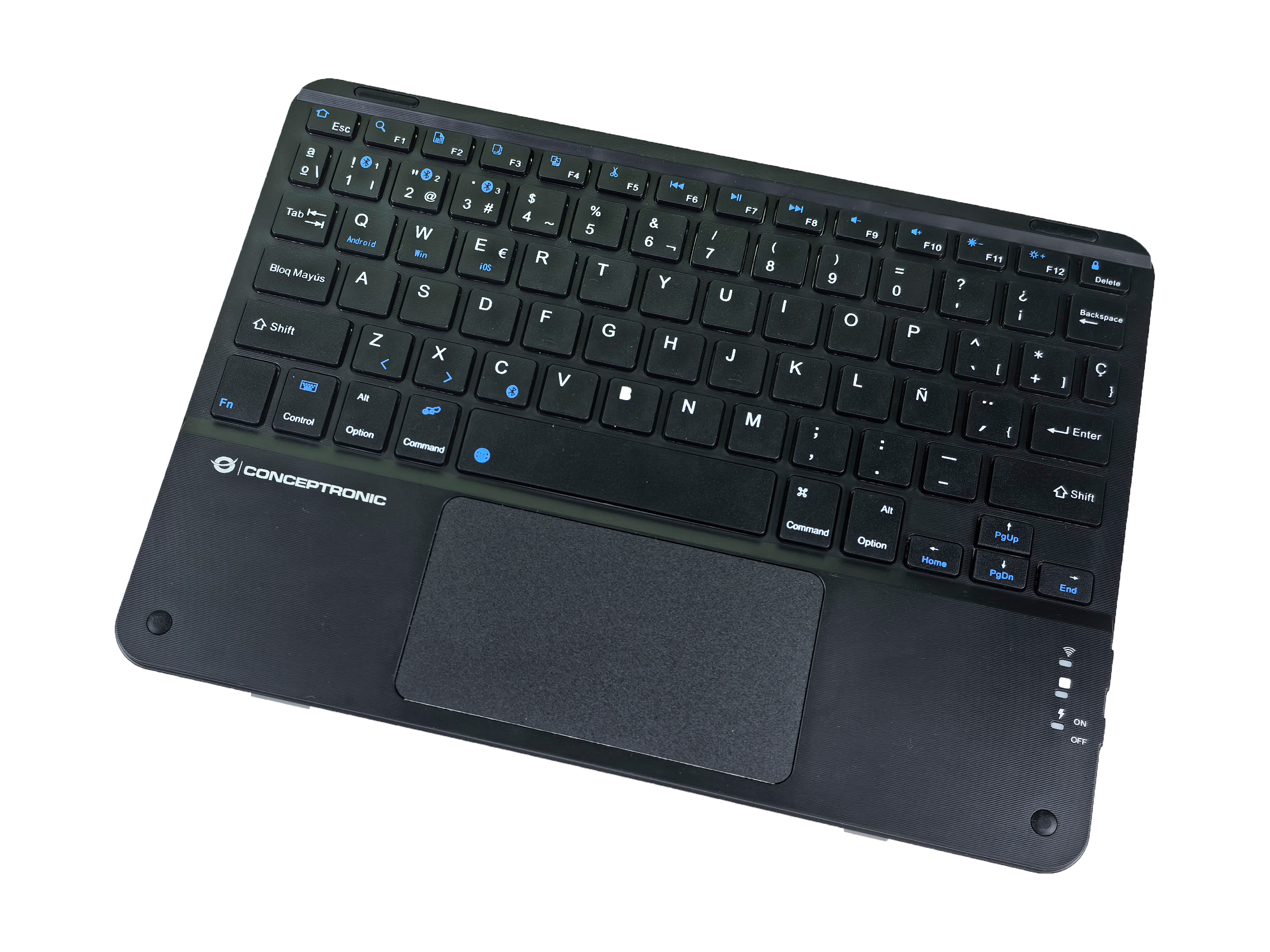 CONCEPTRONIC 10 Wireless Tastatur BT5.4 Layout ES schwarz