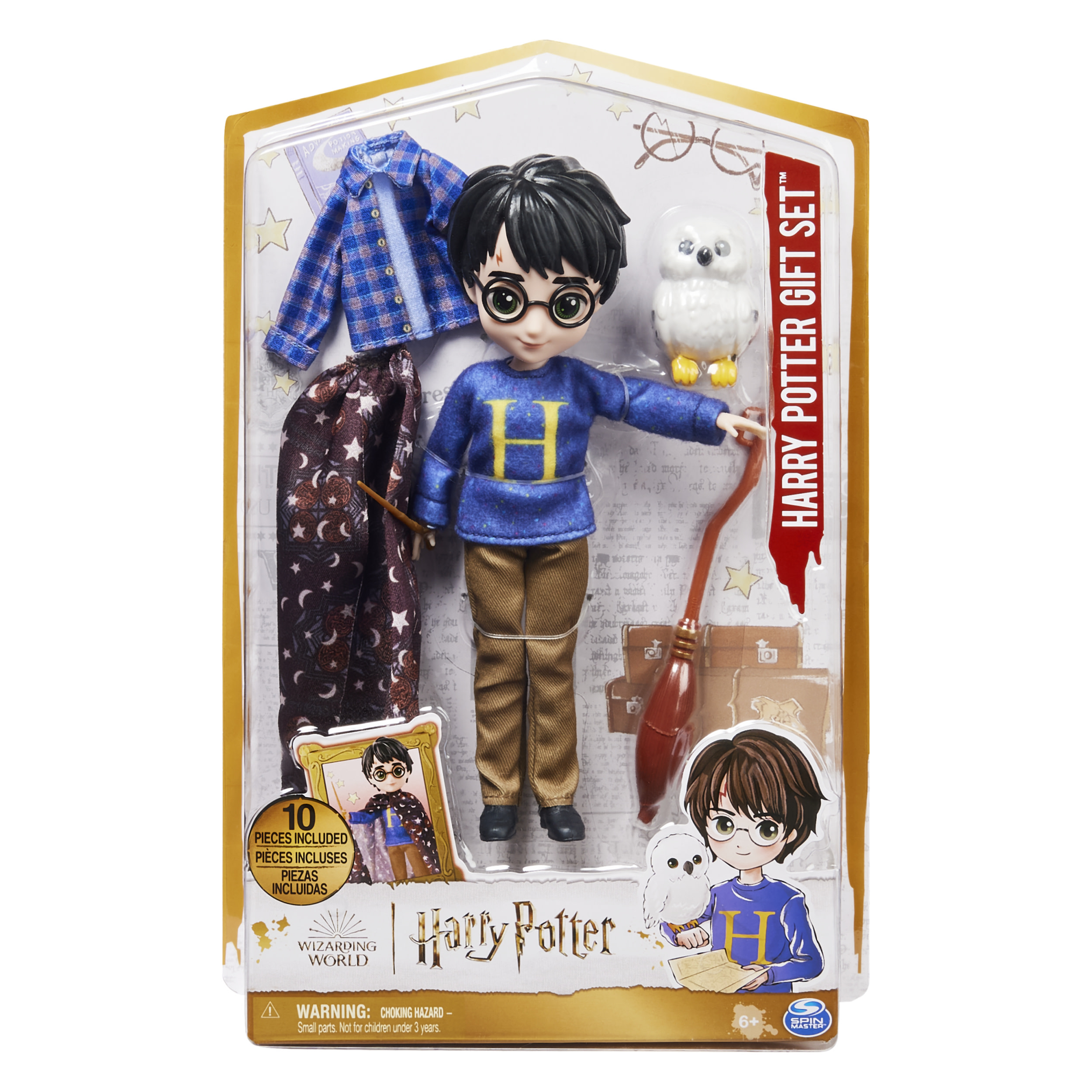 Wizarding World Harry Potter - Geschenkset mit Harry Potter-Puppe, Spielfigur