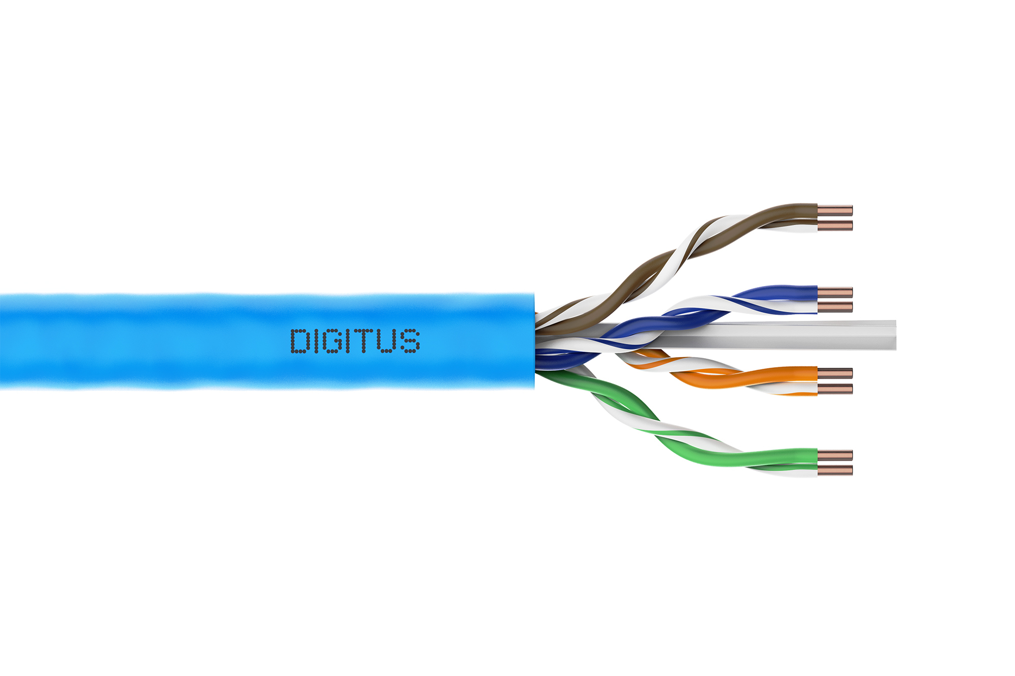 DIGITUS CAT.6A U/UTP Verlegekabel, Simplex 305m grau