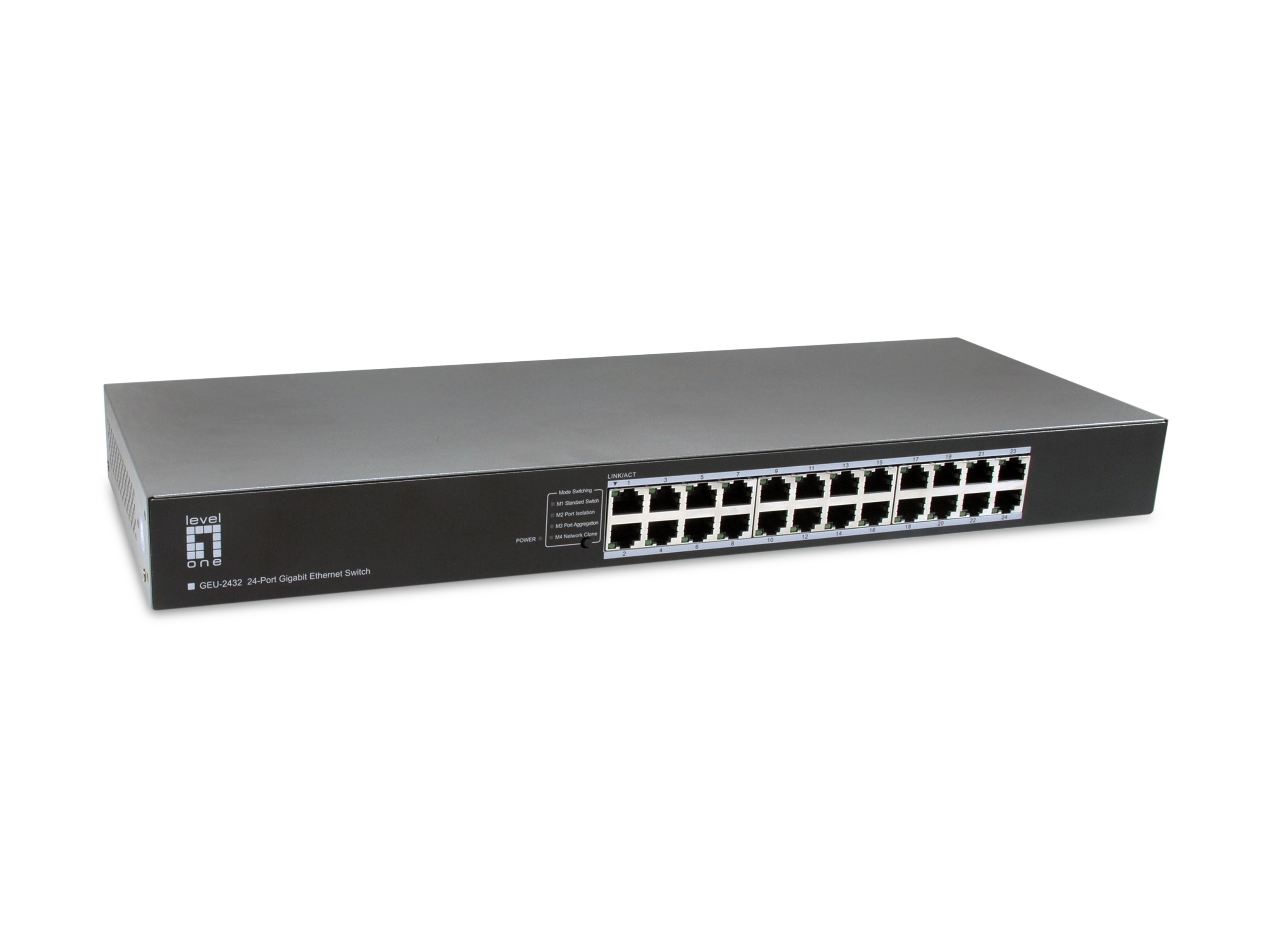 LevelOne Switch 24xGE 19 unmanaged Metall