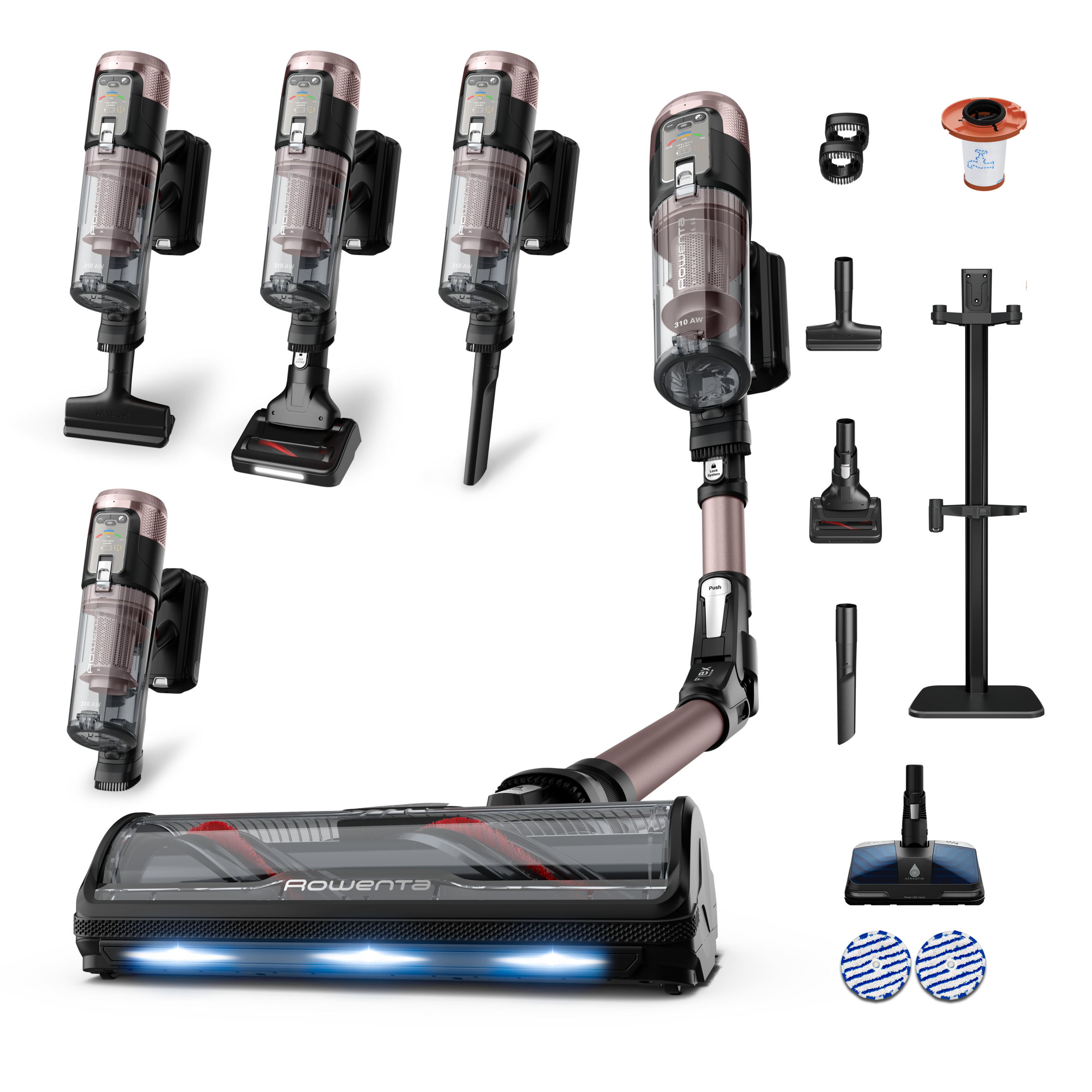 X-Force Flex 16.60 Animal Aqua RH9CD9, Stielstaubsauger