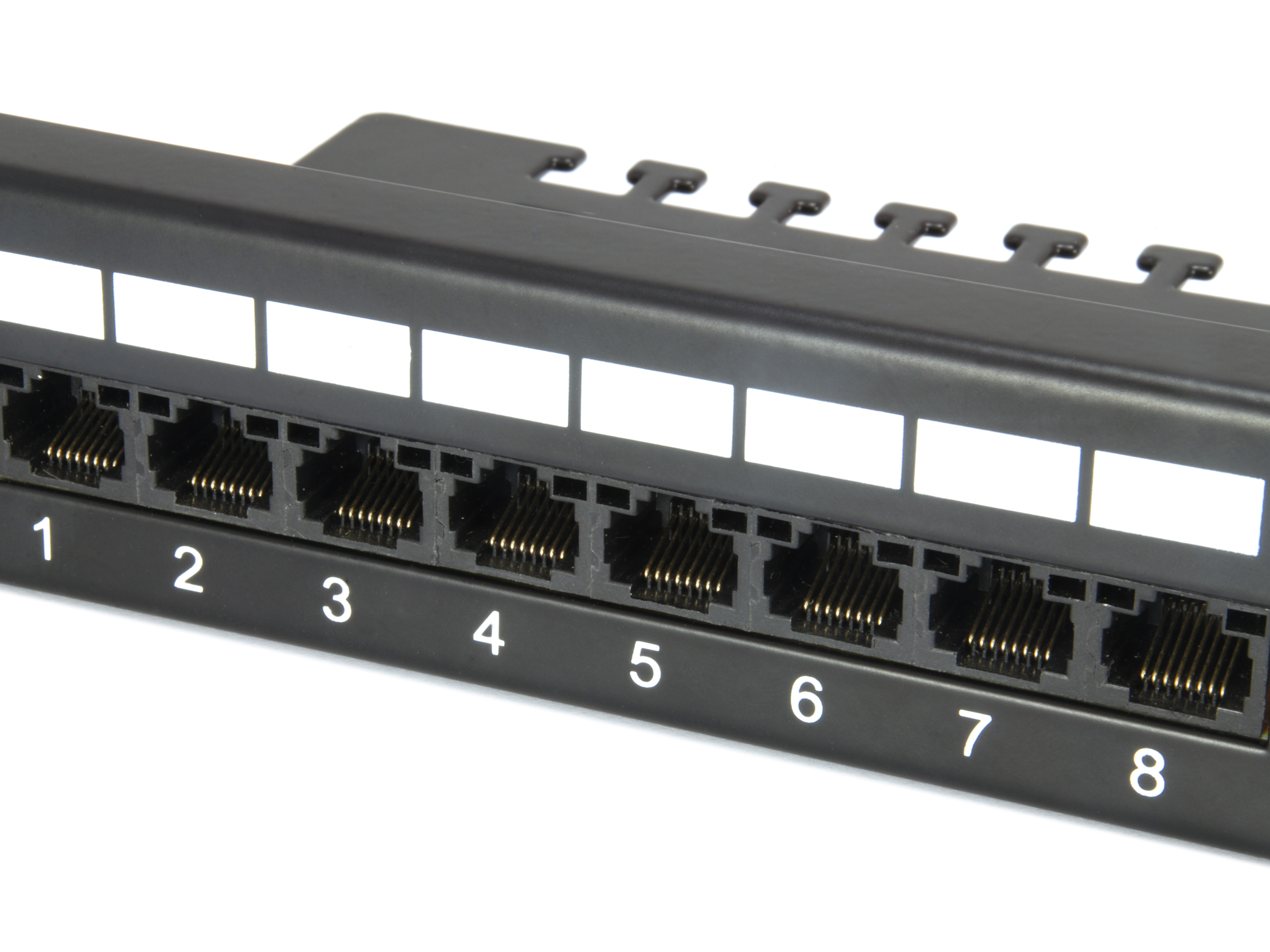 Equip 19 Patchpanel 24xRJ45 Cat6 UTP 1U 250MHz RAL9005