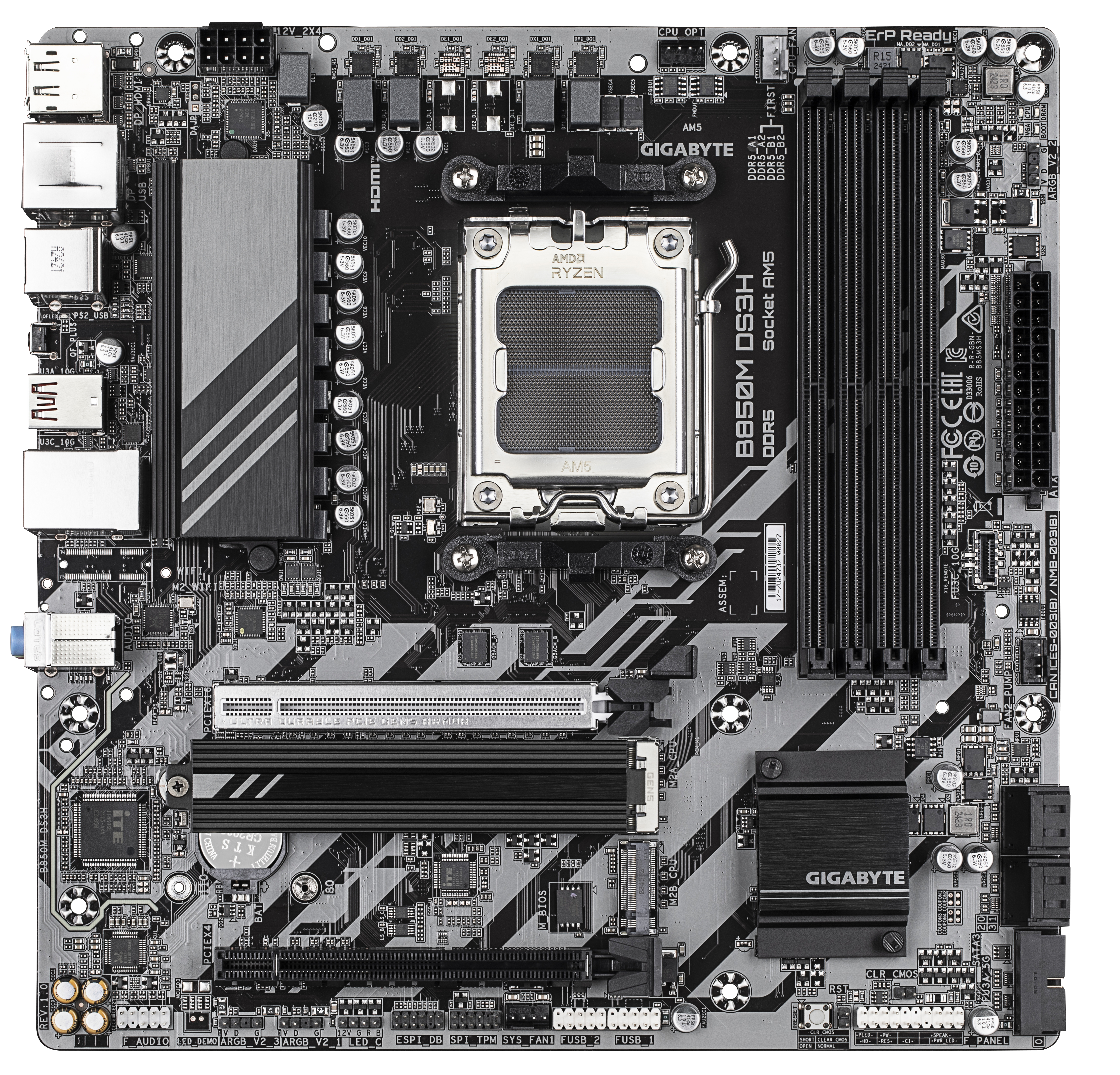 B850M DS3H, Mainboard