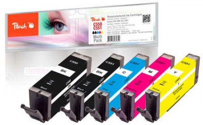 Peach Patrone Canon PGI-550/CLI-551 MultiPack REM,KOM