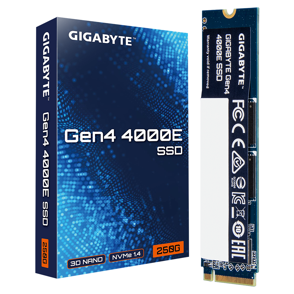 SSD 250GB Gigabyte Gen4 4000E PCI-E 4.0 NVMe 1.4