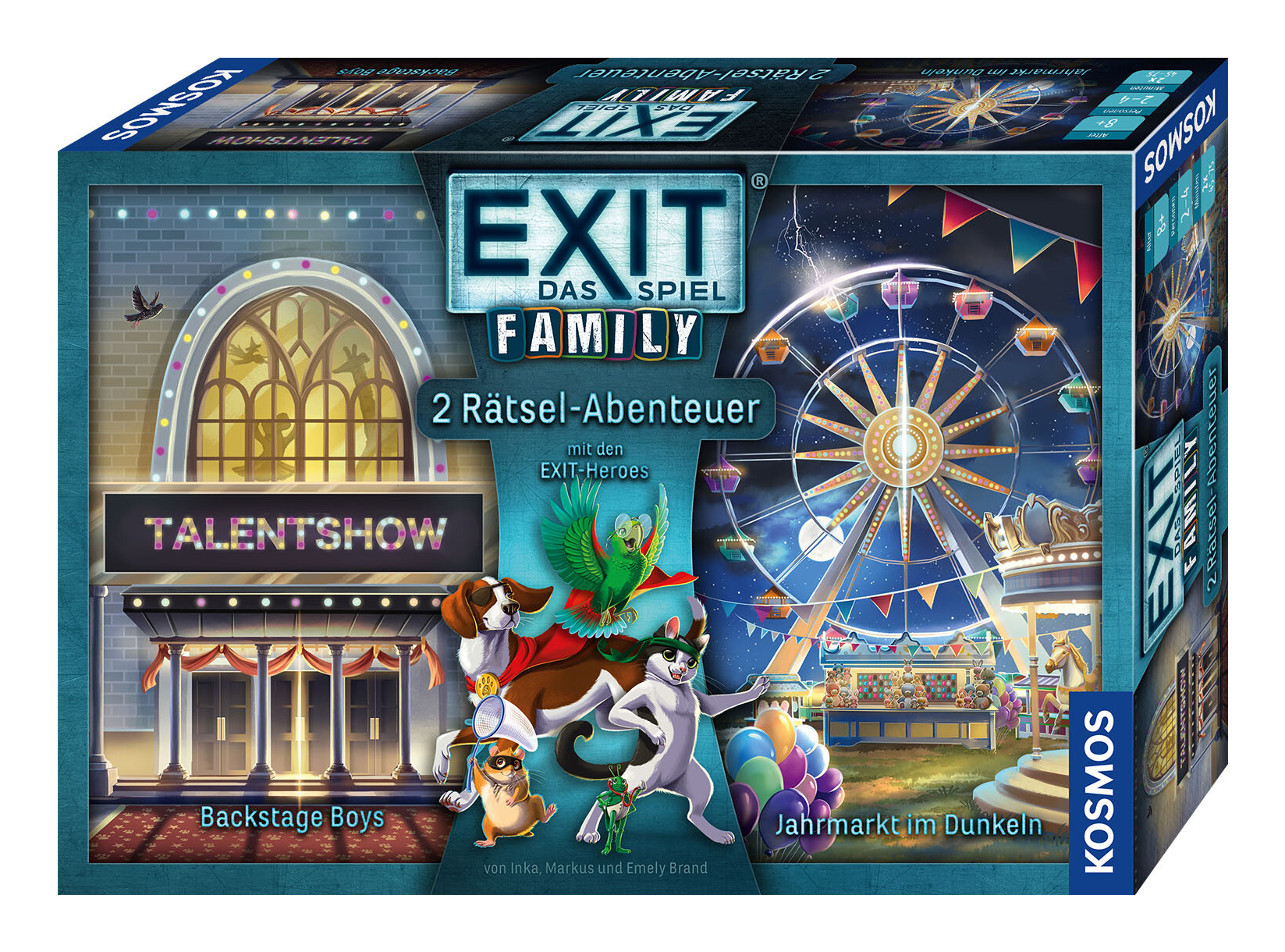 EXIT Das Spiel Family 2: Backstage Boys/Jahrmarkt im Dunkeln, Rätselspiel