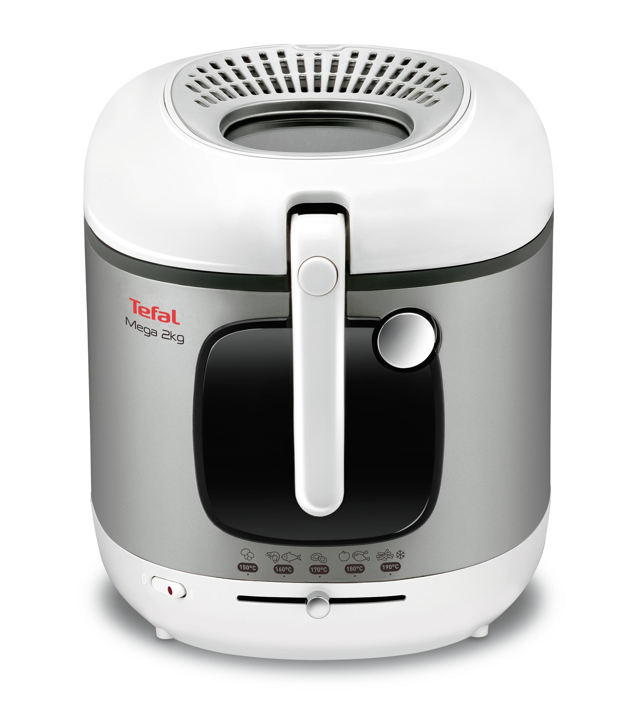 Tefal FR4800 Mega XXL Fritteuse weiß/silber