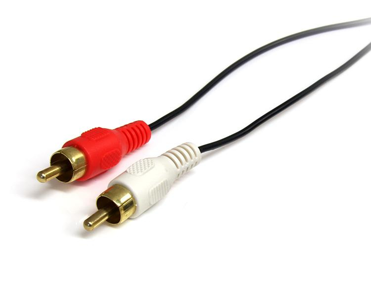 3 FT STEREO RCA AUDIO CABLE .