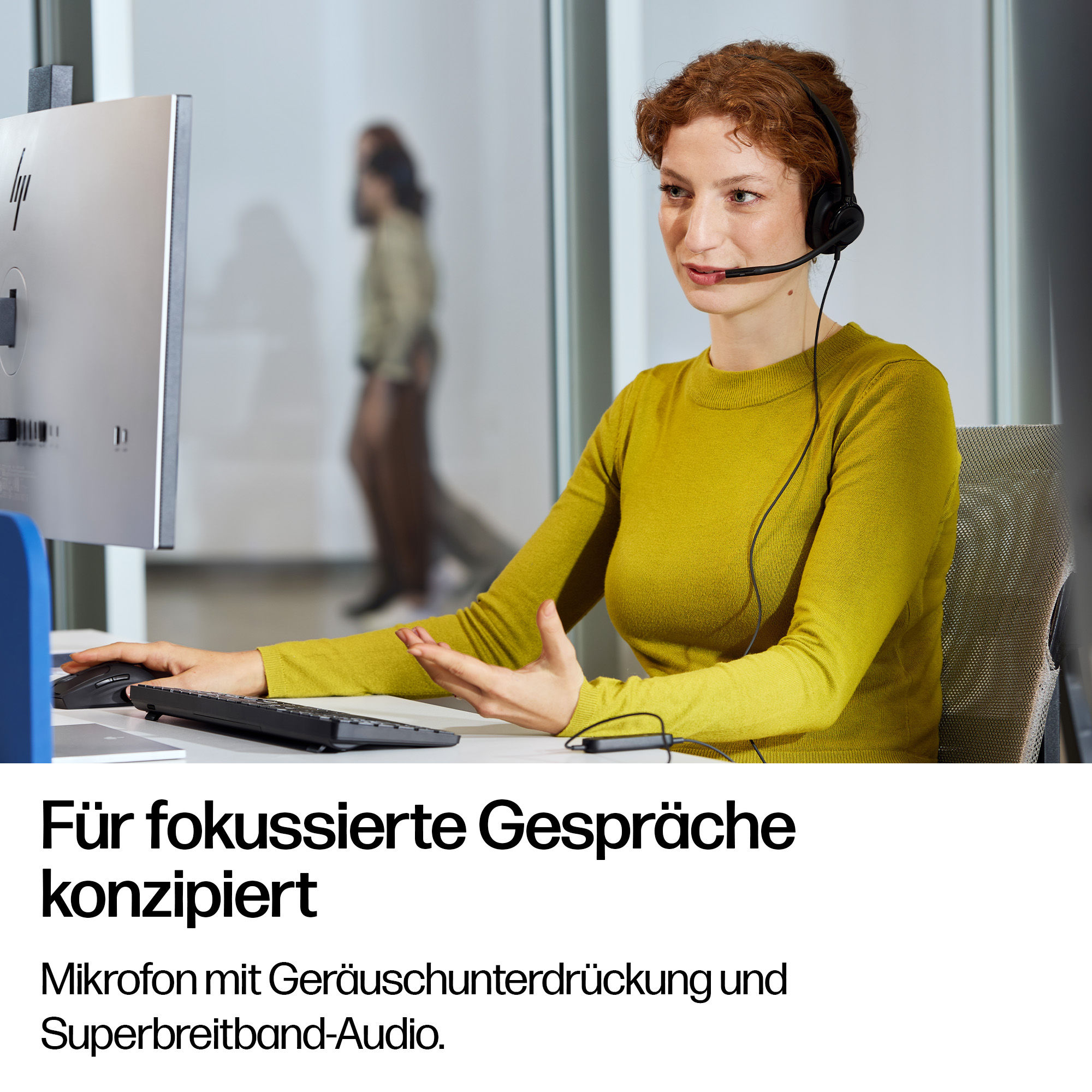 HP POLY MISSION 415 MONAURAL USB WIRED HEADSET CLASSIC