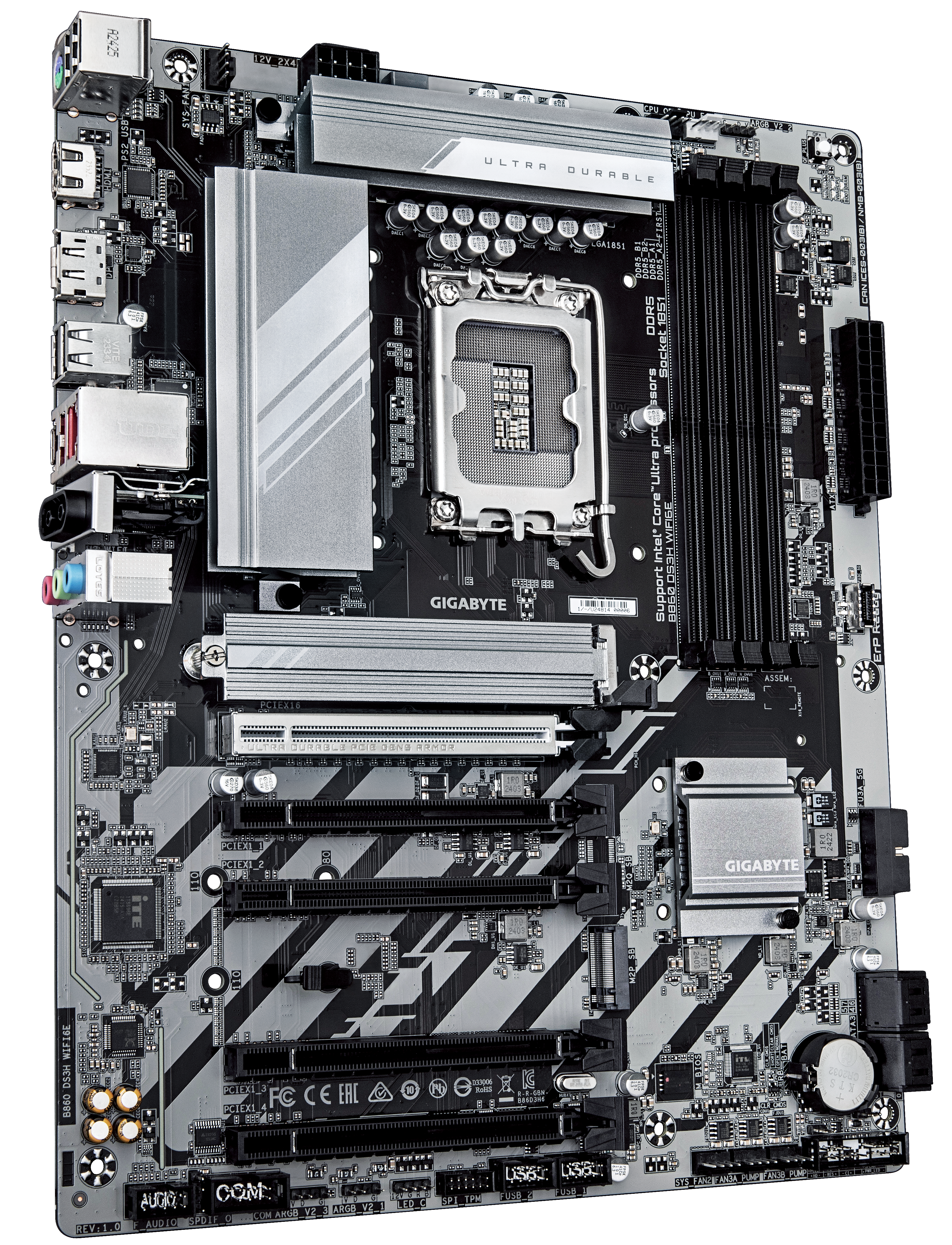 B860 DS3H WIFI6E, Mainboard