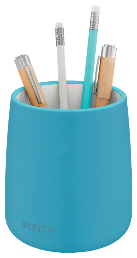 LEITZ Stiftehalter Cosy blau Keramik 8,7 x 8,7 x 10,8 cm