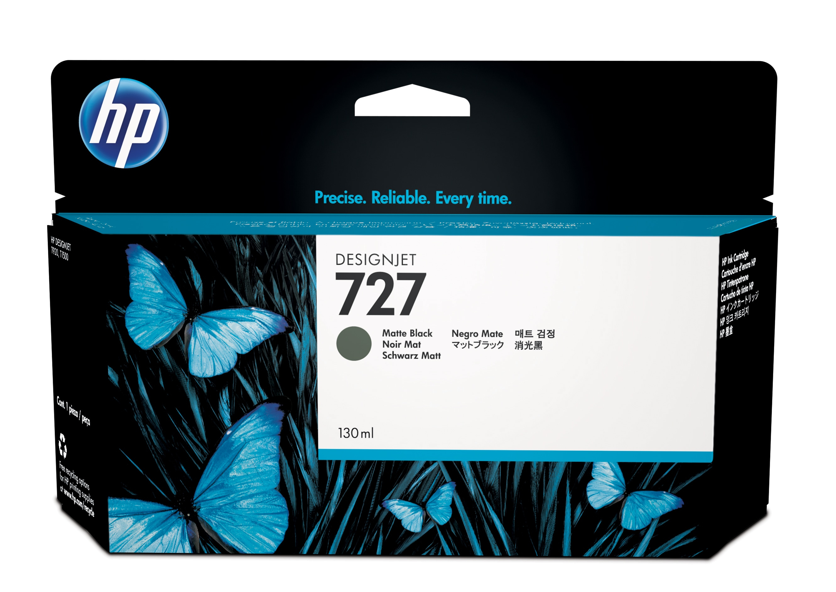 HP 727 Mattschwarz Tintenpatrone 130ml
