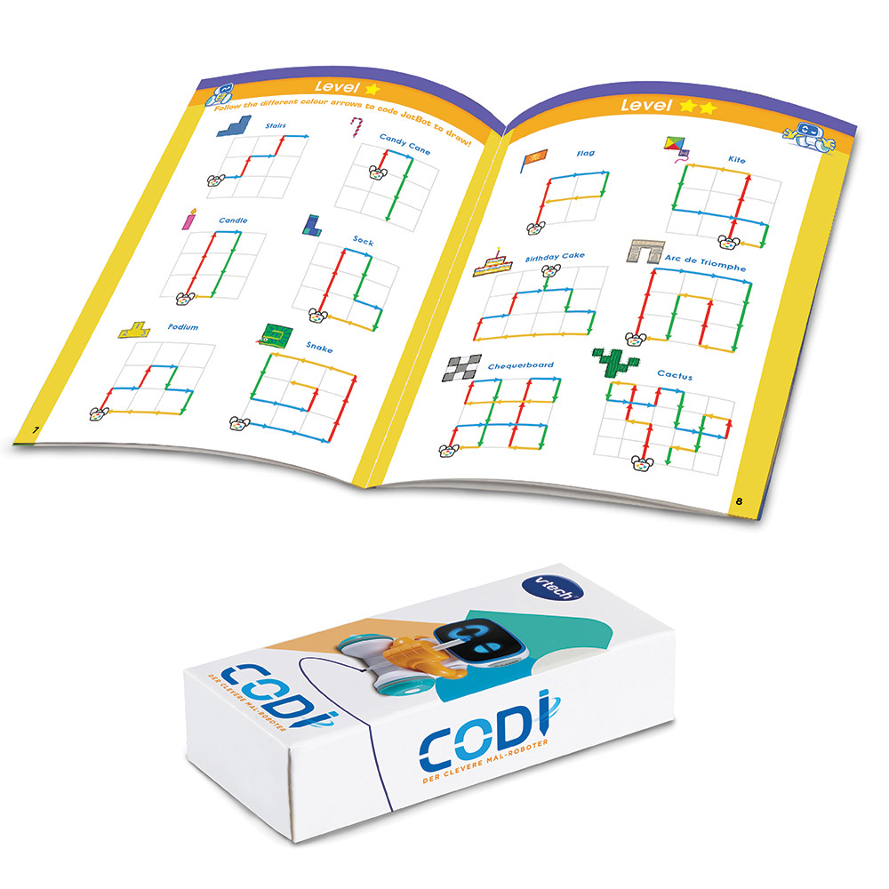 Codi, der clevere Mal-Roboter, Spielfigur