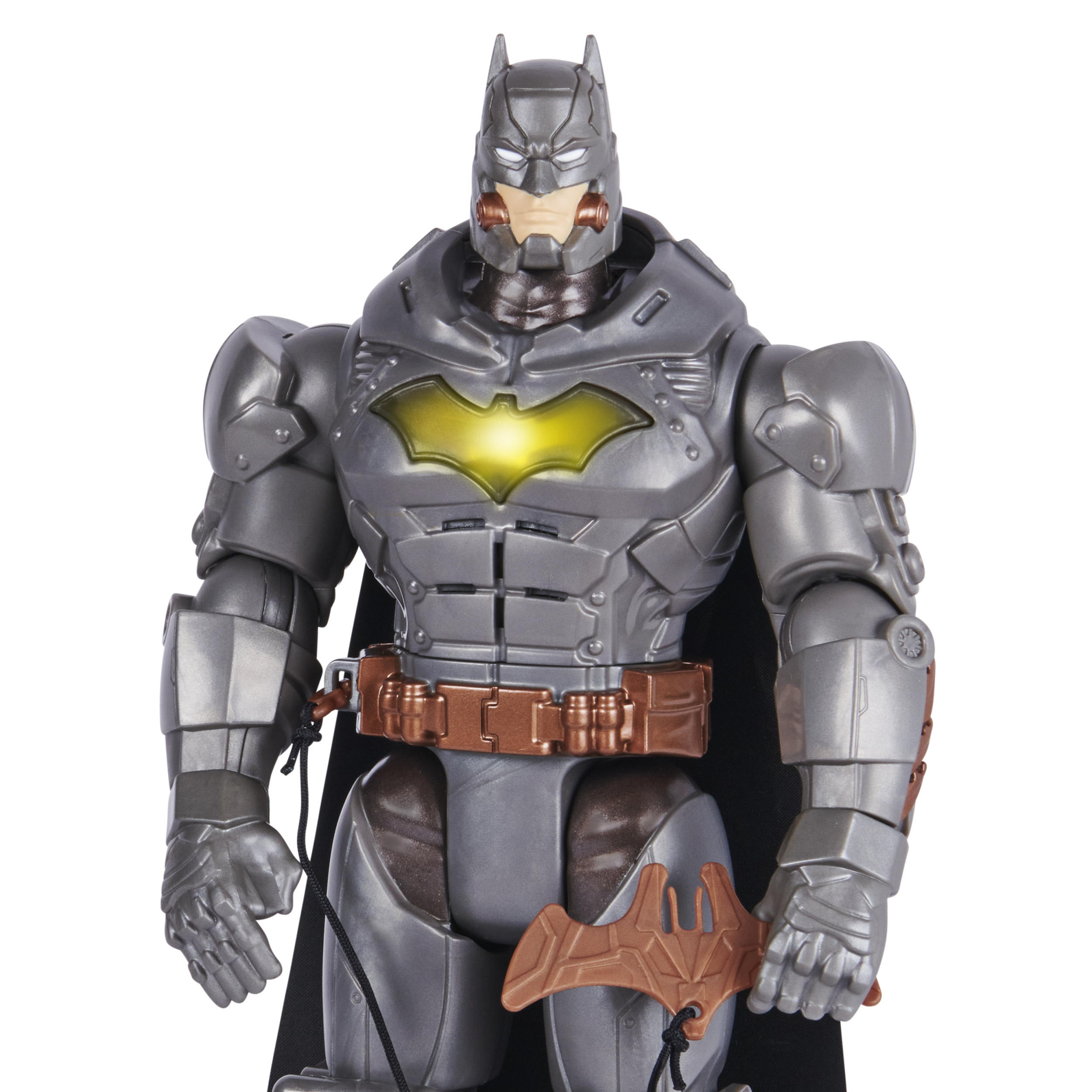 Batman 30 cm Deluxe-Actionfigur mit Schlag- und Wurffunktion, Spielfigur