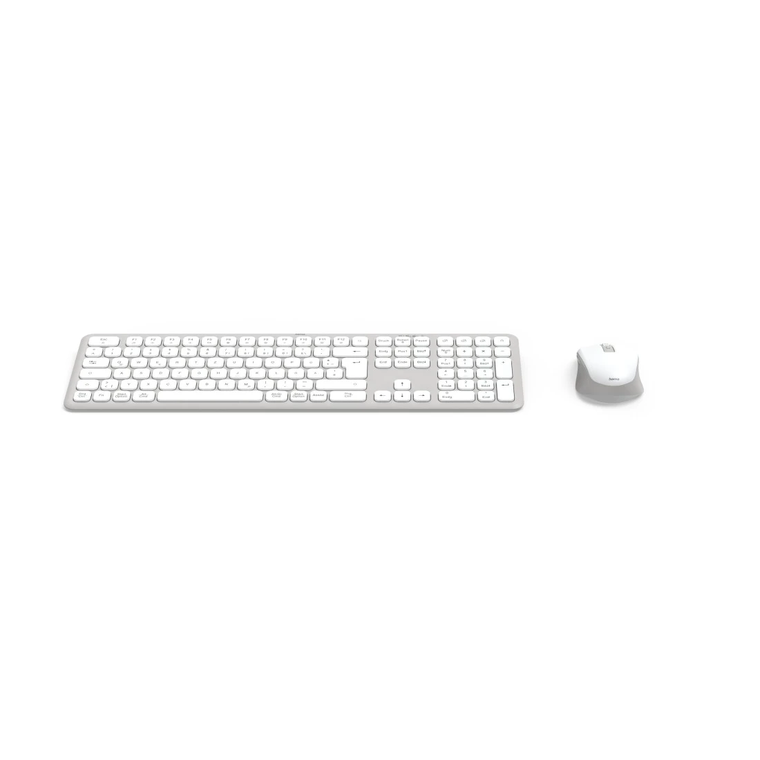 hama WK-550 Tastatur-Maus-Set kabellos weiß