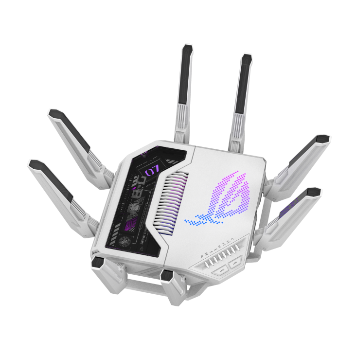 ASUS WL-Router ROG-Rapture GT-BE19000 Tri-Band WiFi7 weiß