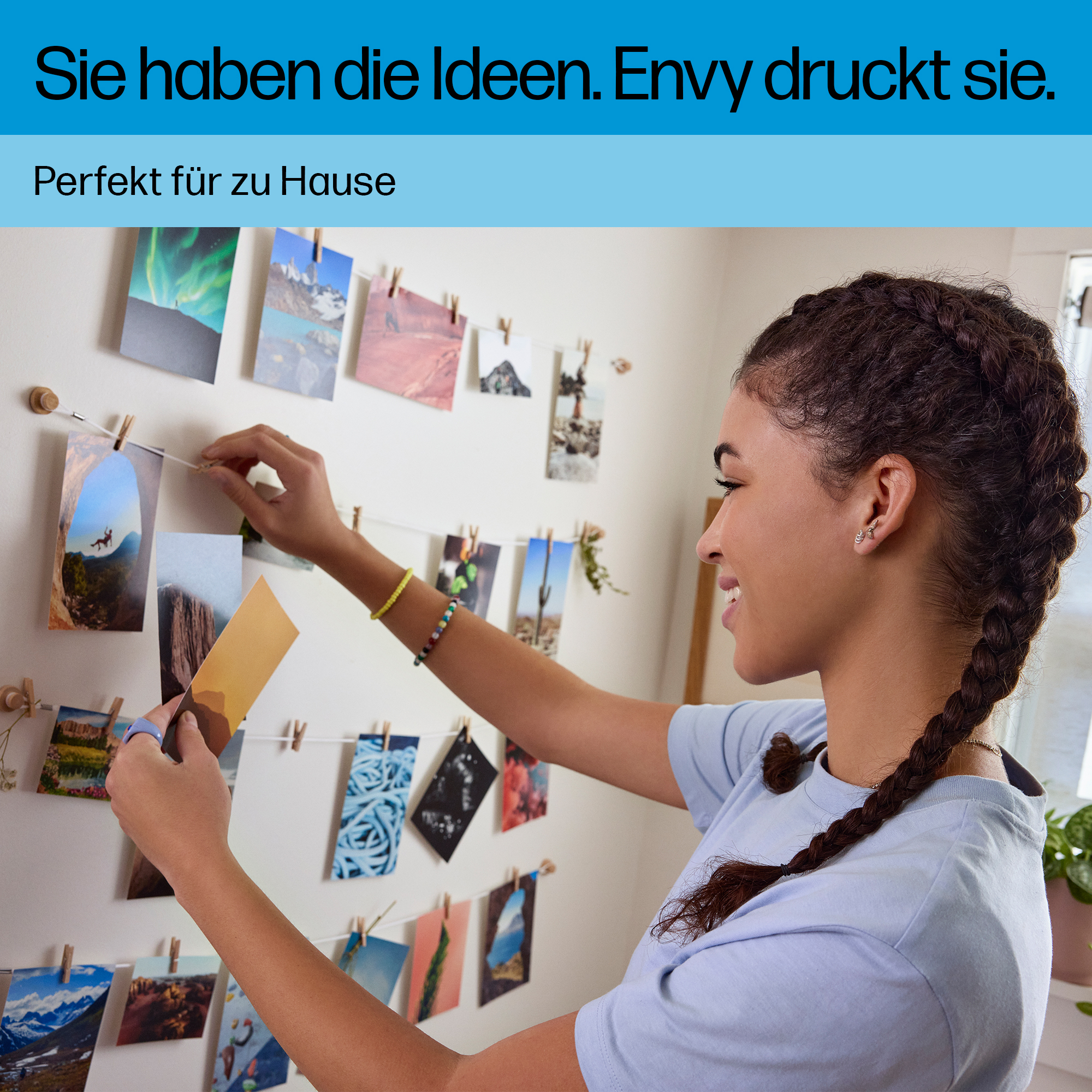 HP ENVY 6120e All-in-One 3 in 1 Tintenstrahl-Multifunktionsdrucker weiß, HP Instant Ink-fähig