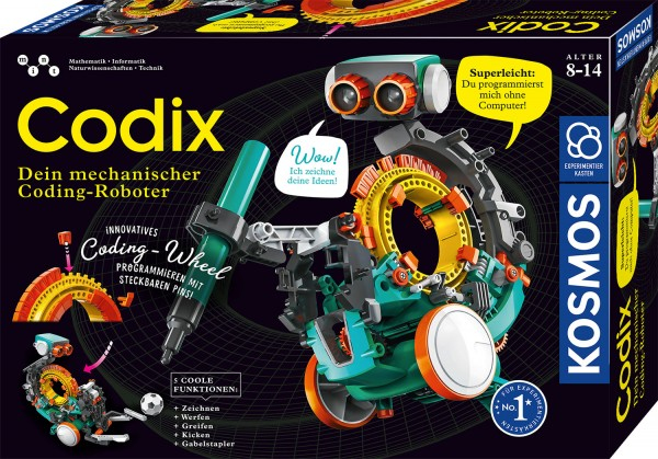 Codix - Dein mechanischer Coding-Roboter, Experimentierkasten