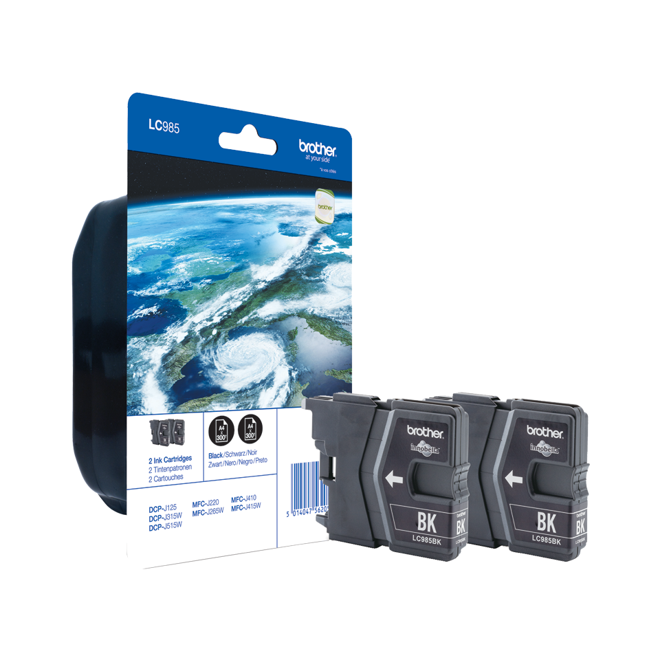 brother LC-985BK schwarz Druckerpatronen, 2er-Set