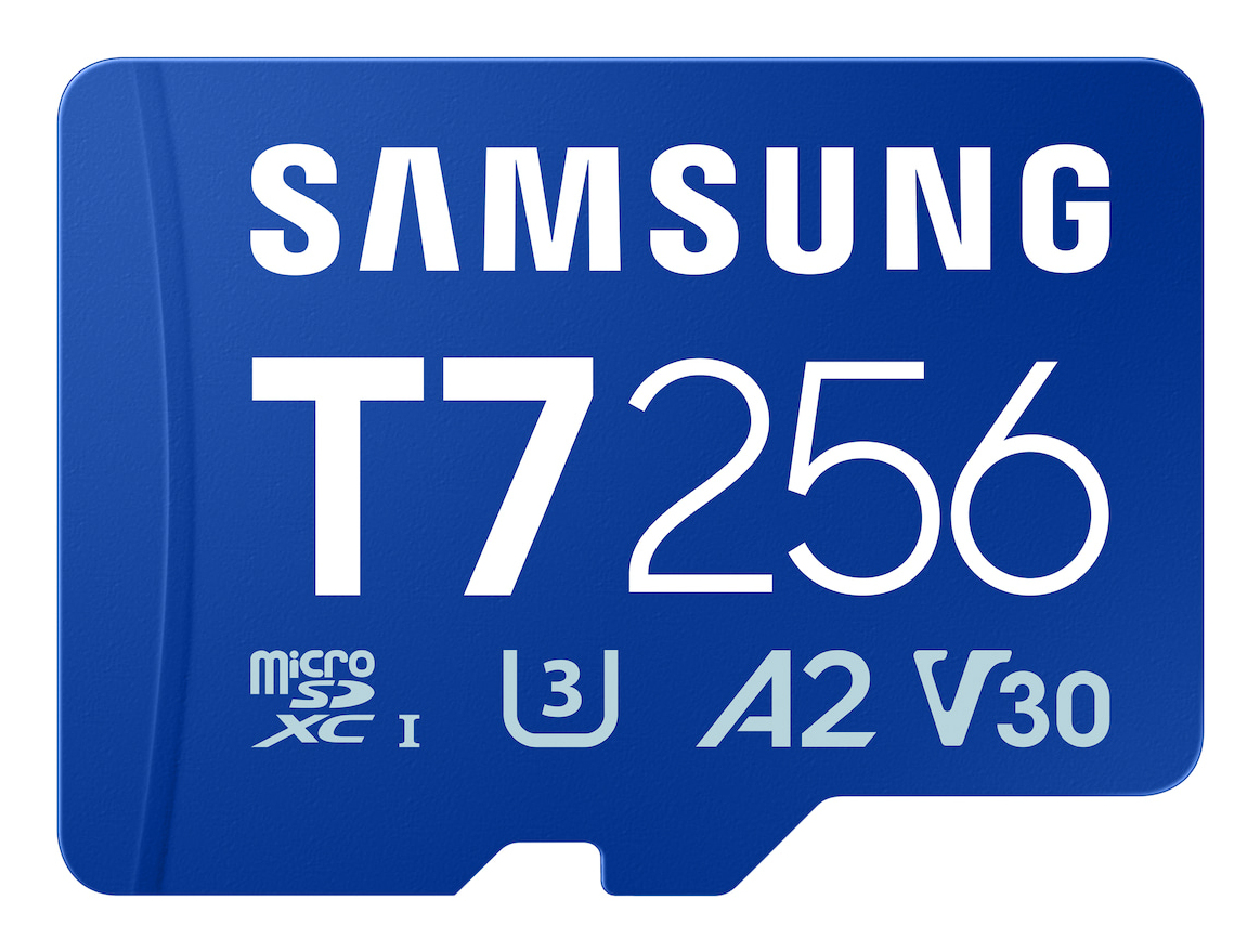 SD MicroSD Card 256GB Samsung SDXC T7 (Class10) retail