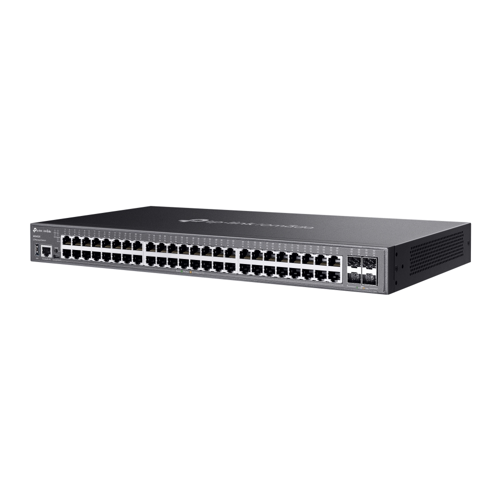 48-PORT 1G MANAGED SWITCH WITH 4 10G SLOTS STACKABLE LITE