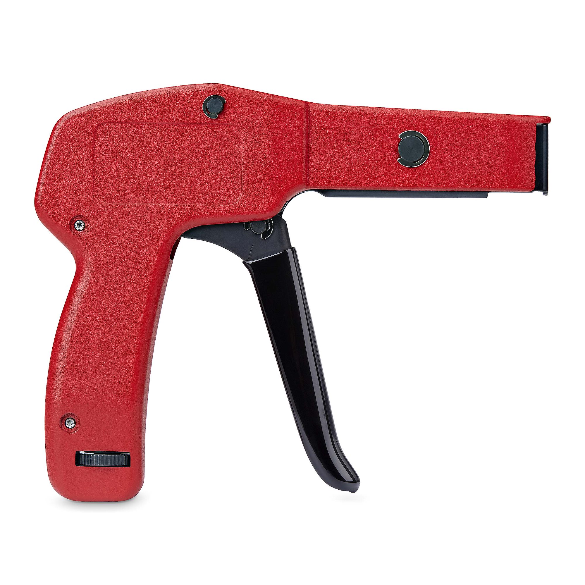 STARTECH.COM Kabelbinderzange fur Nylon Kabelbinder Kabelbinder Schneider und Spannwerkzeug Kabelbinder Pistole-Werkzeug