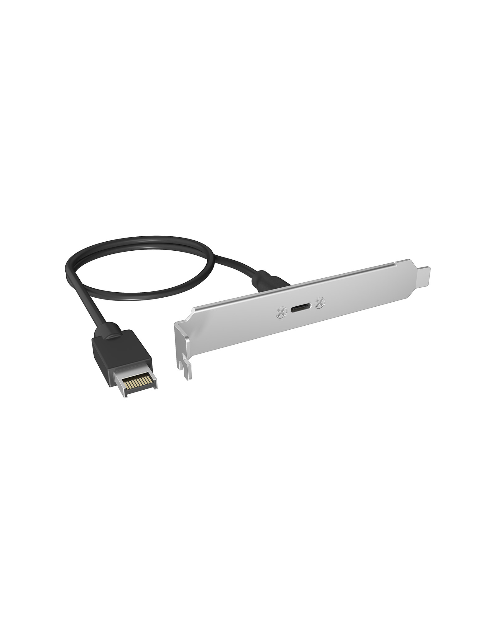Adapter IcyBox USB 20 Gbit/s von Type-E Port