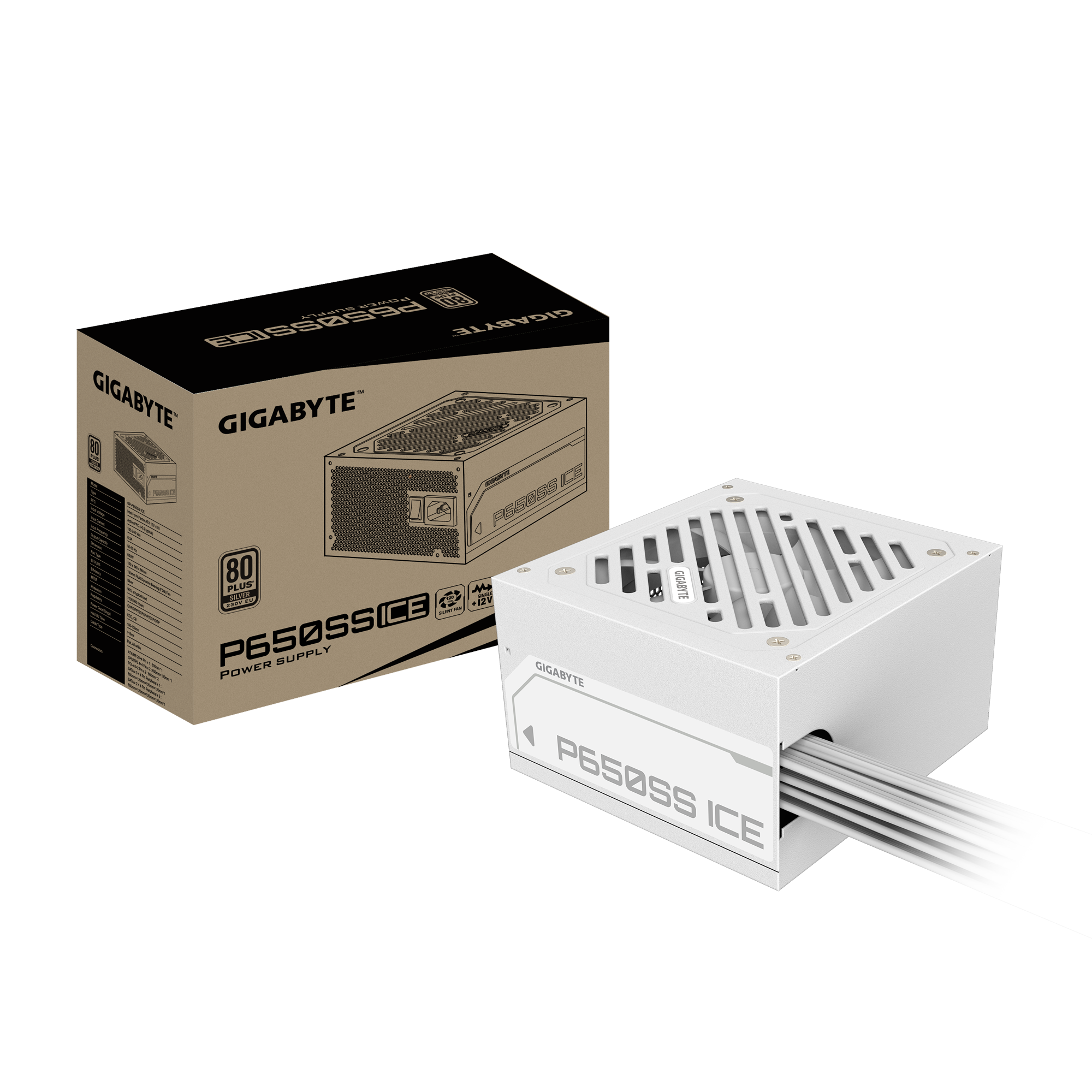 GIGABYTE GP-P650SS 650W WHITE PSU