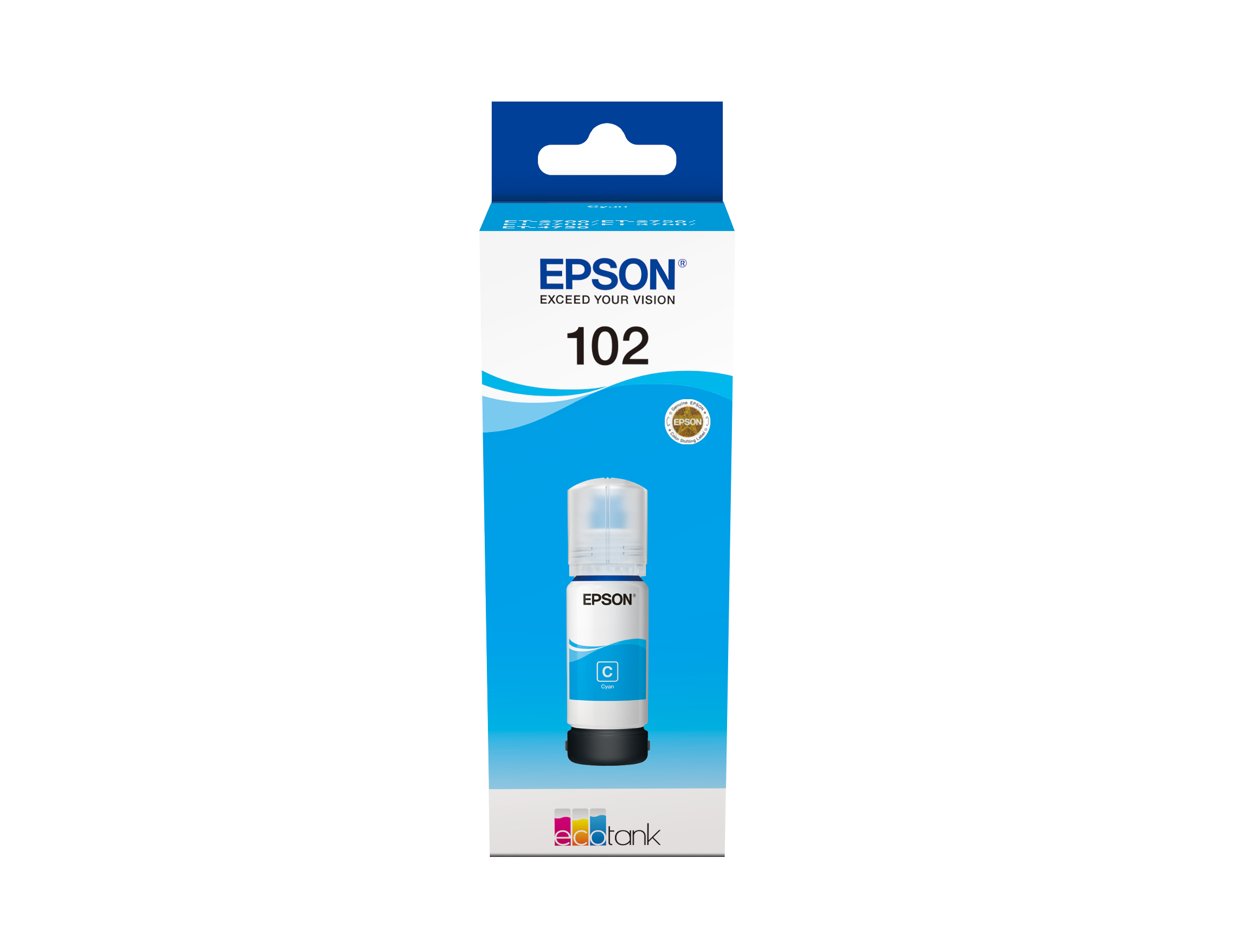EPSON 102/T03R24 cyan Tintenflasche