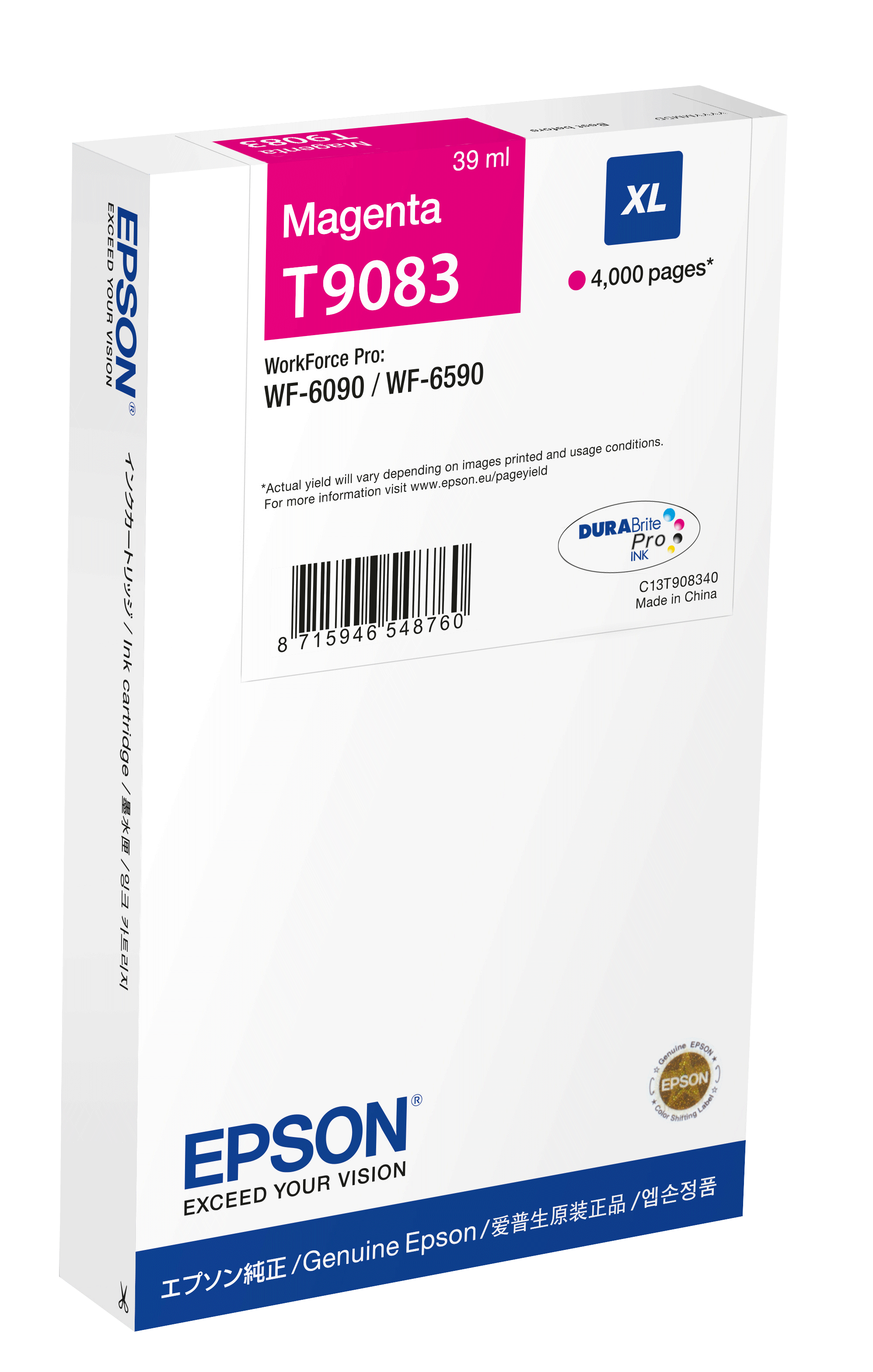 EPSON T9083XL magenta Druckerpatrone