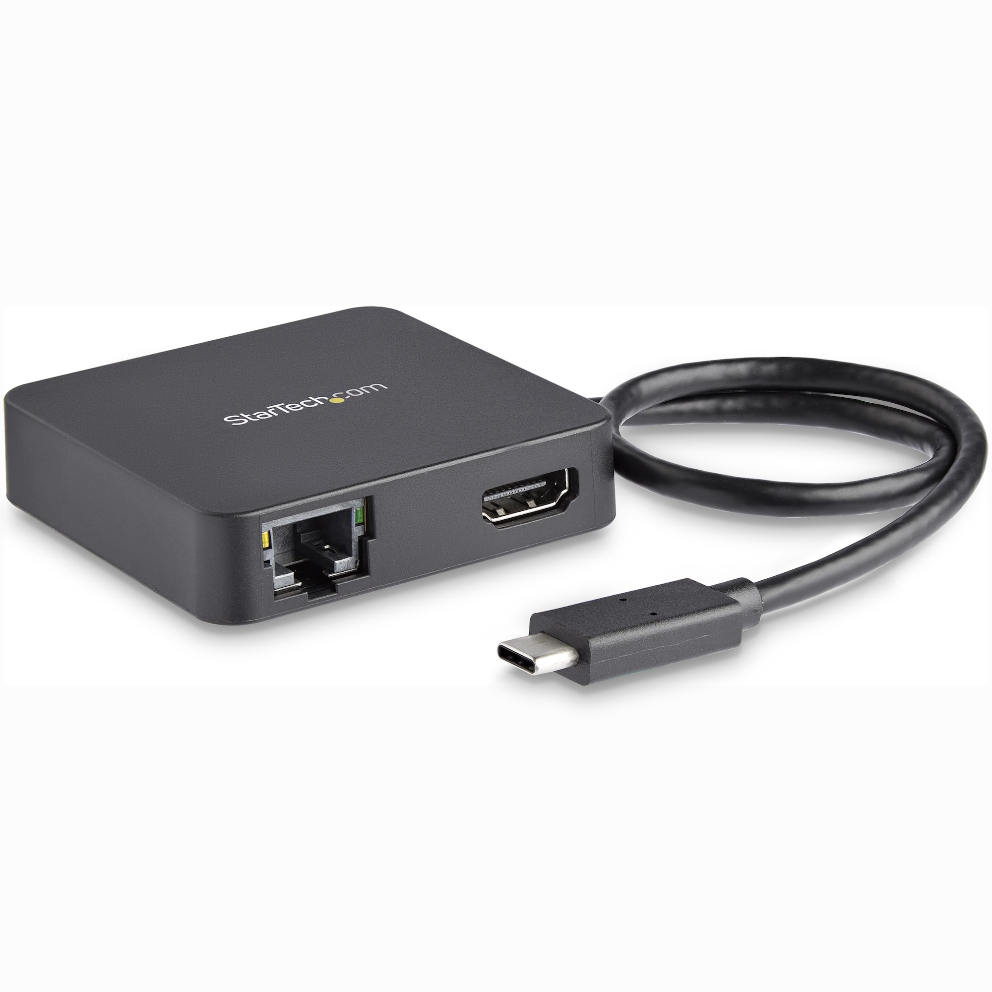 STARTECH.COM USB-C Multiport Adapter - USB Typ C auf 4K HDMI / USB 3.0 / Gigabit Ethernet - Powered USB Hub - USB-C zu USB Adapter