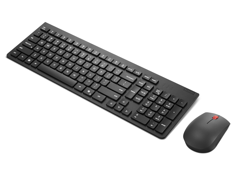 LENOVO Essential Wireless Combo Keyboard & Mouse Gen2 Black-German