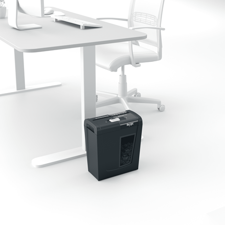 Rexel Secure S5 Aktenvernichter mit Streifenschnitt P-2, 6 mm, bis 5 Blatt, schwarz