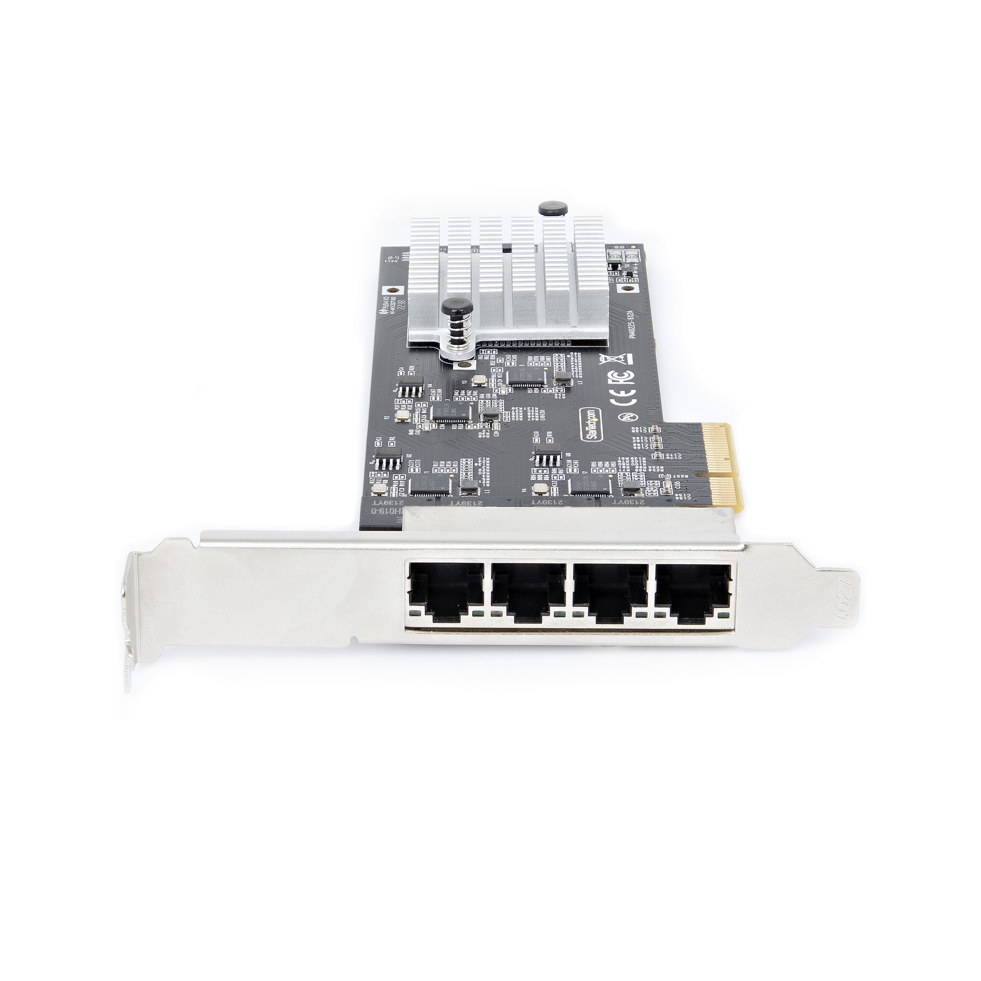 STARTECH.COM 4-Port 2.5 Gbit PCIe Netzwerkkarte Intel I225-V Dual-Port Computer LAN Karte Multi-Gigabit NIC 2.5G PCI Express Server
