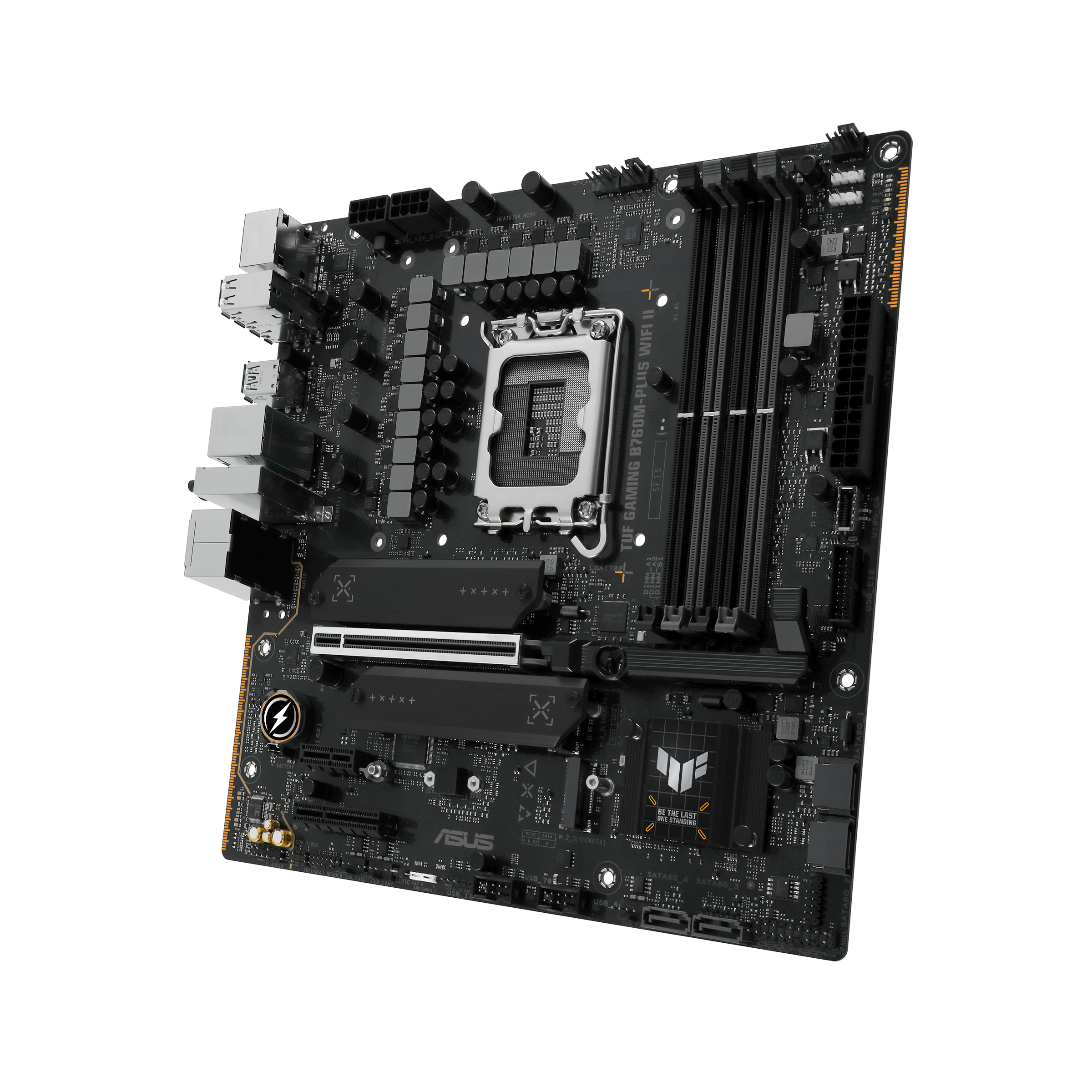 ASUS TUF GAMING B760M-PLUS WIFI II LGA 1700 4xDDR5 microATX 4xSATA MB 1xHDMI 1xDP 3xM.2