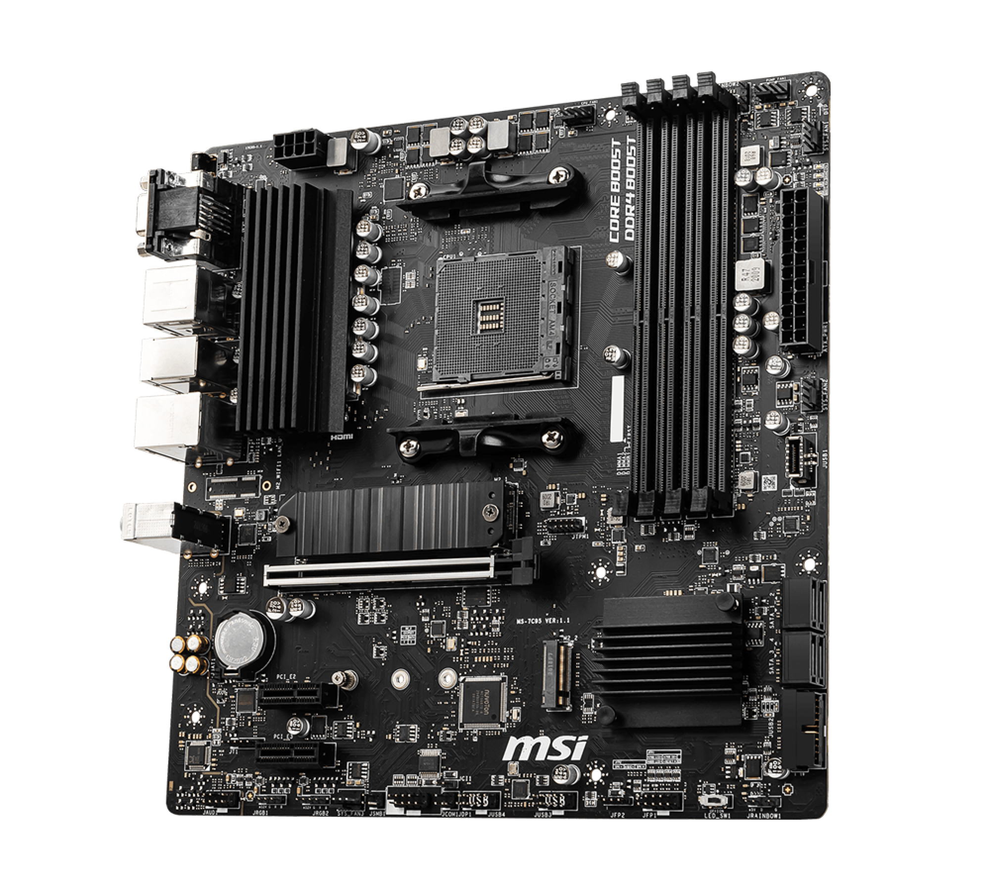 MSI B550M Pro-VDH (B550,AM4,mATX,AMD)