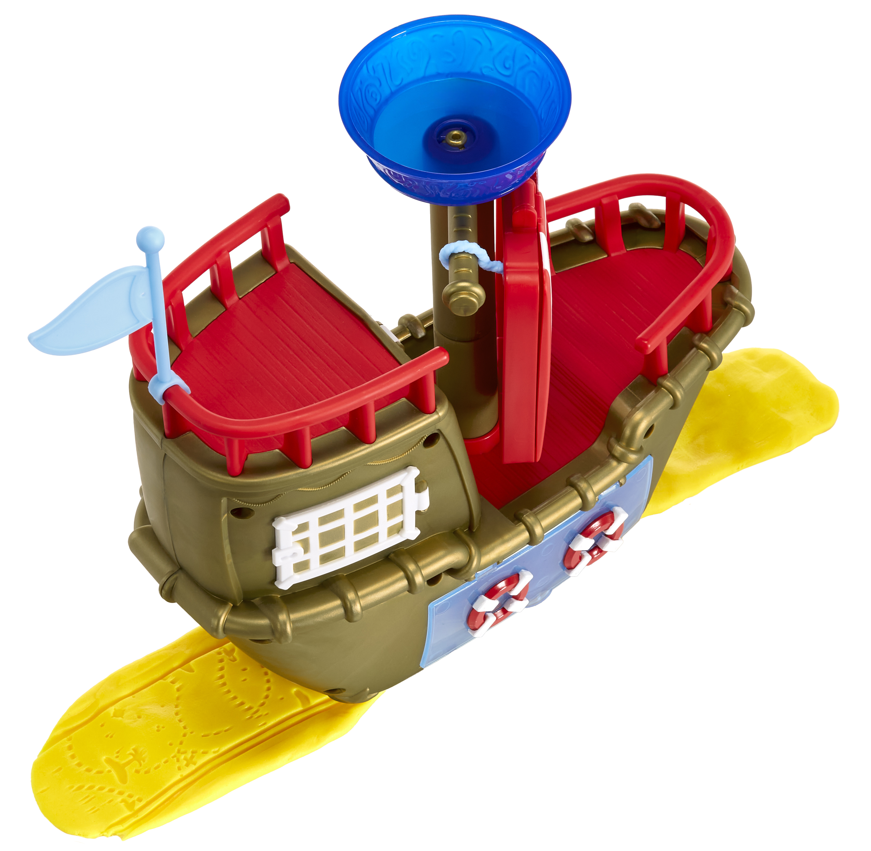 DohKins Pirate Ship Playset, Kneten