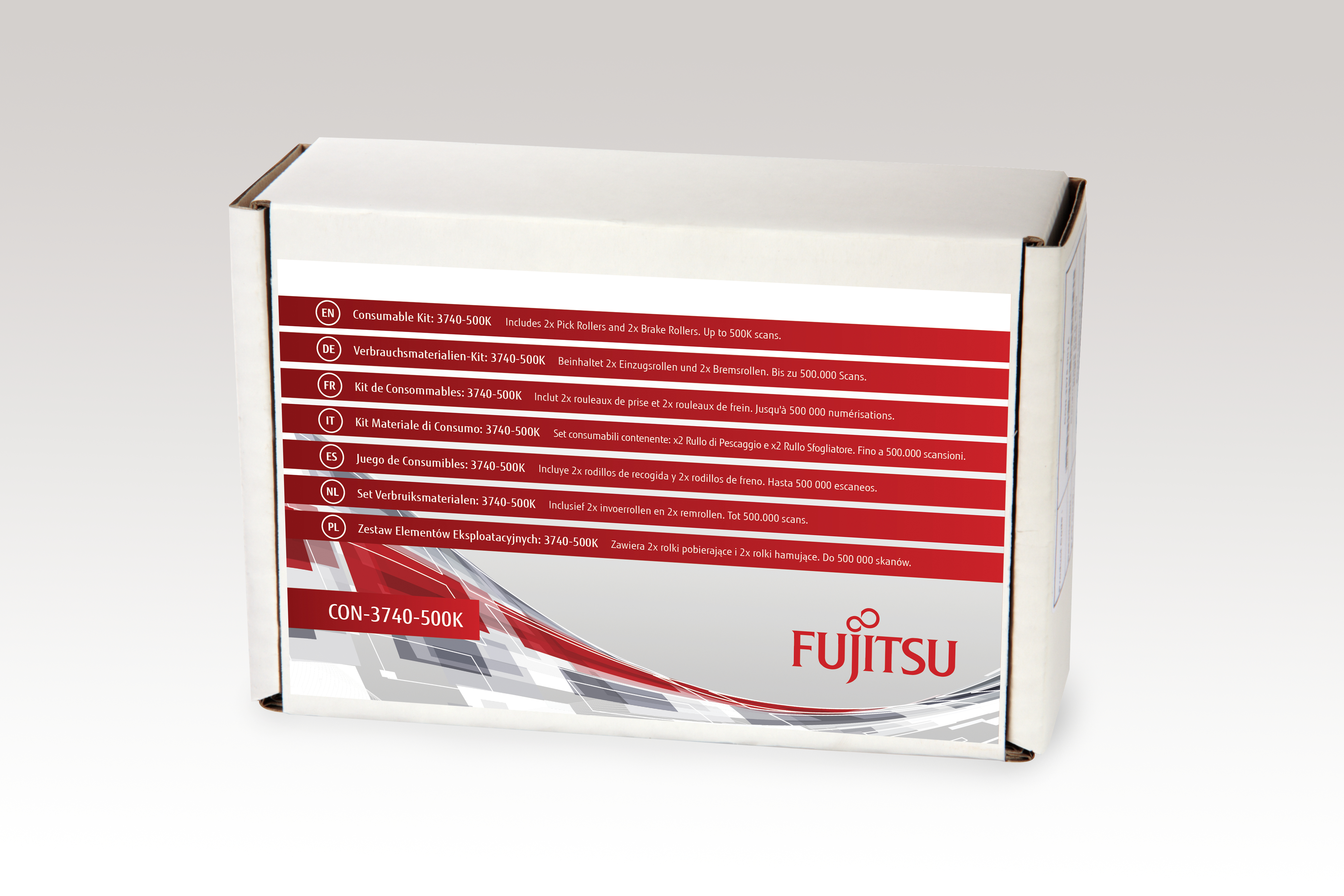 CONSUMABLES KIT FI-7X00 SERIES 2PICK ROLLERS AND 2BRAKE ROLLERS