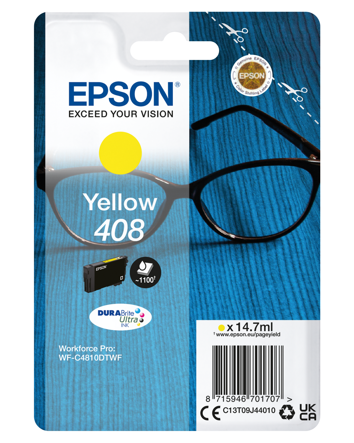 EPSON 408/T09J4 (Brille) gelb Druckerpatrone
