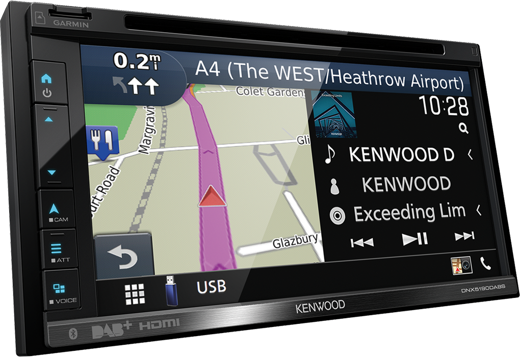 Kenwood DNX5190DABS CD/DVD/USB/BT/iPhone 6,8'' Disp. 2-DIN