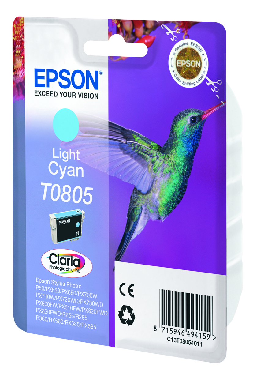 EPSON T0805 (Kolibri) light cyan Druckerpatrone