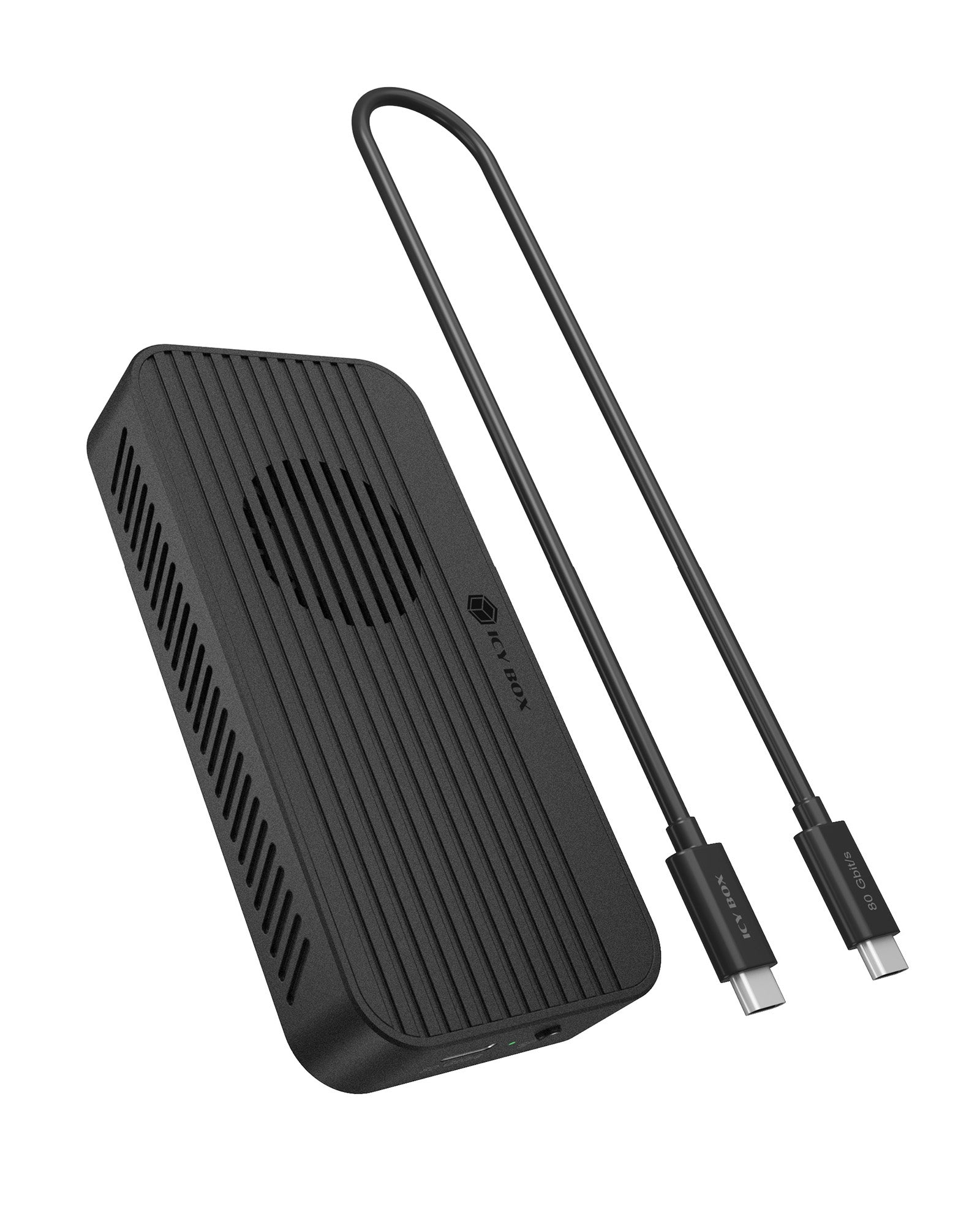 Geh. IcyBox NVMe M.2 SSD mit Thunderbolt 5 Technologie