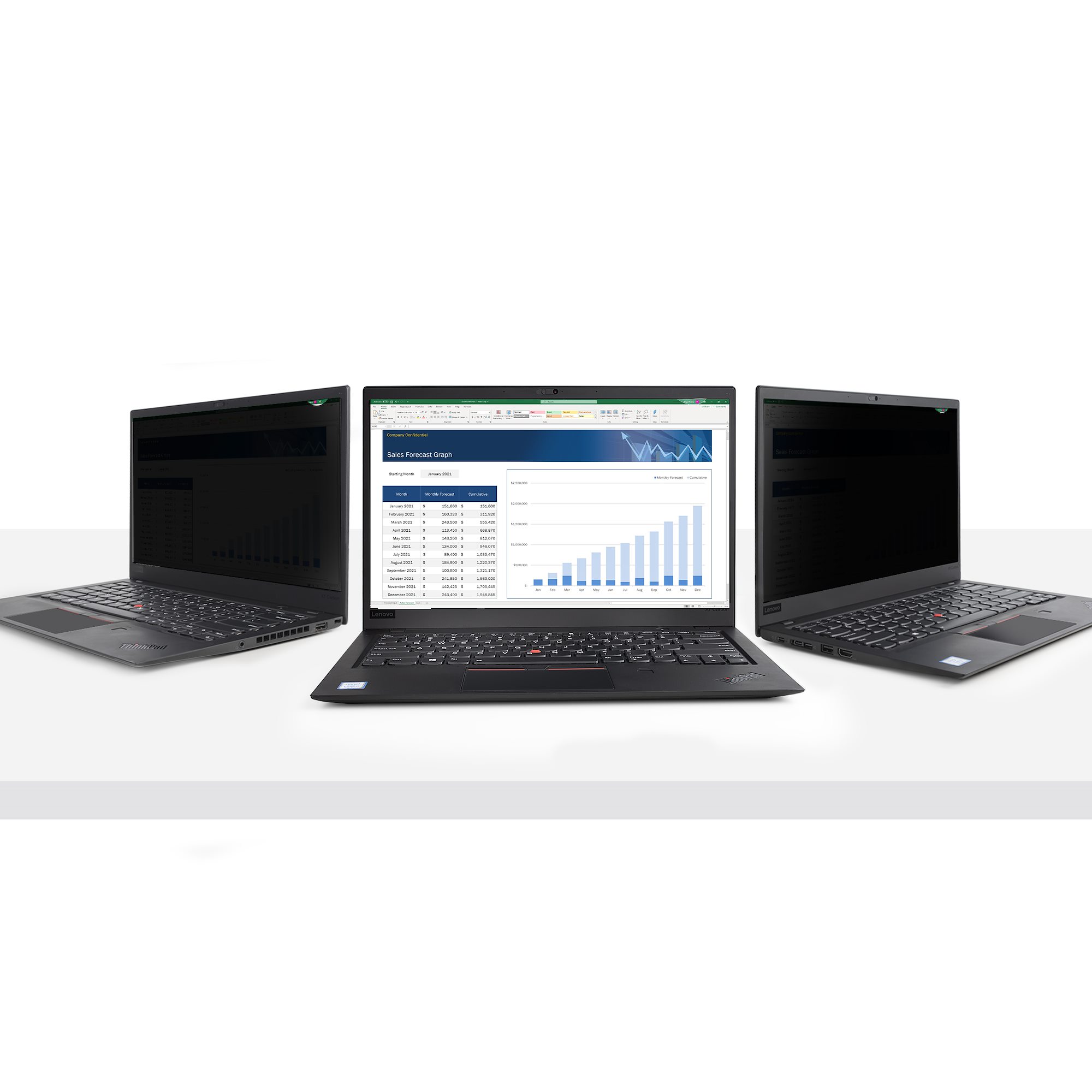 STARTECH.COM 33,78cm 13,3Zoll Laptop Sichtschutzfolie - Blickschutzfilter/Spionfolie fur Widescreen 16:9 - Laptop Anti-Spy - 51perc