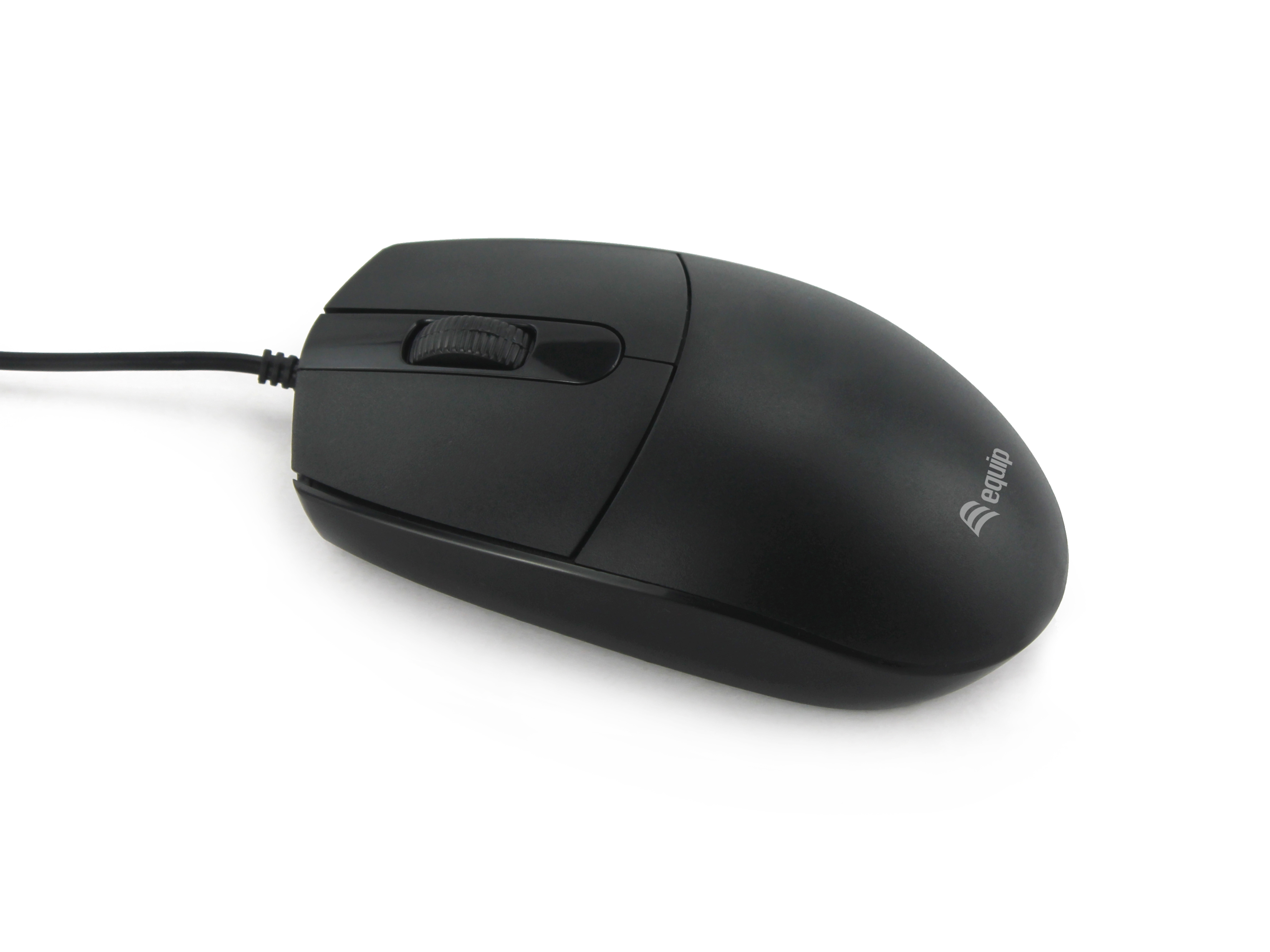 Equip Silent-Maus USB-A Stecker L+R 1.50m schwarz