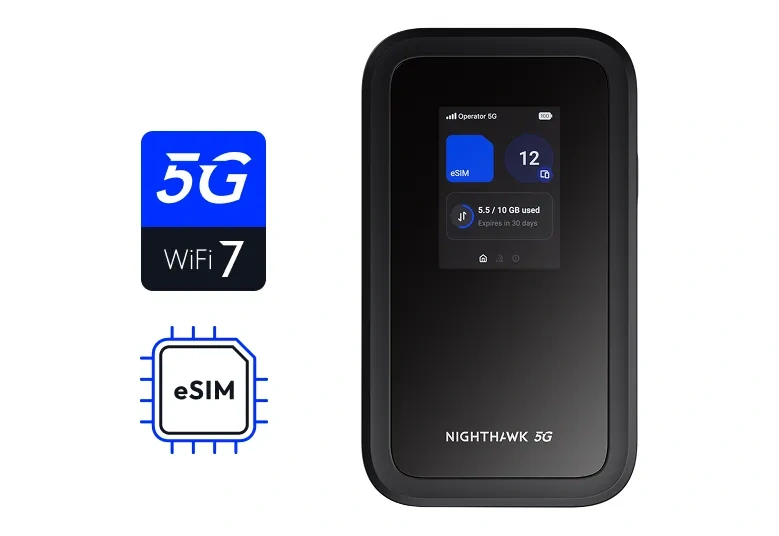 NIGHTHAWK M7 5G MOBILE HOTSPOT .