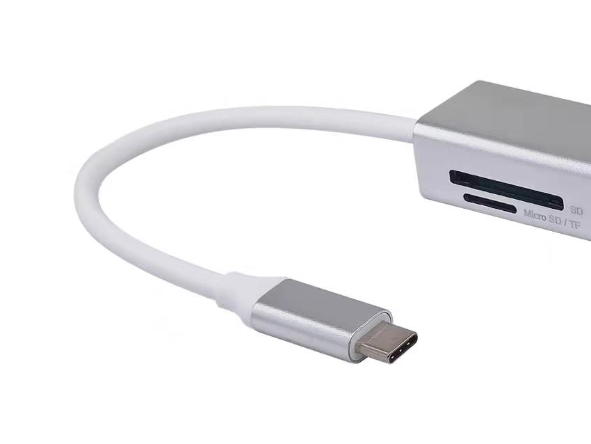 Equip Adapter USB-C->HDMI/2xUSB3.0/SD/TF 4K/ 30Hz 0.15m Alu.