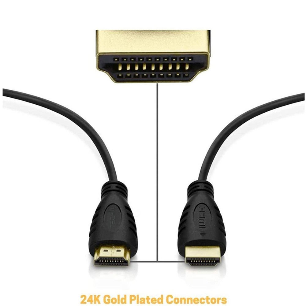 Techly HDMI Kabel 2.0 High Speed with Ethernet schwarz 6m