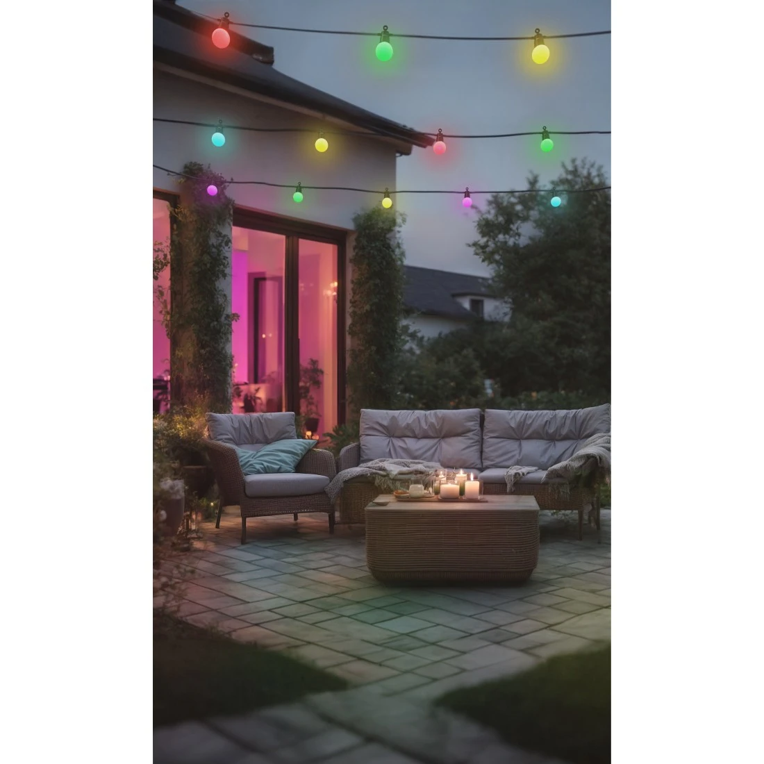 hama LED Lichterkette bunt 8,0 m, 1 St.