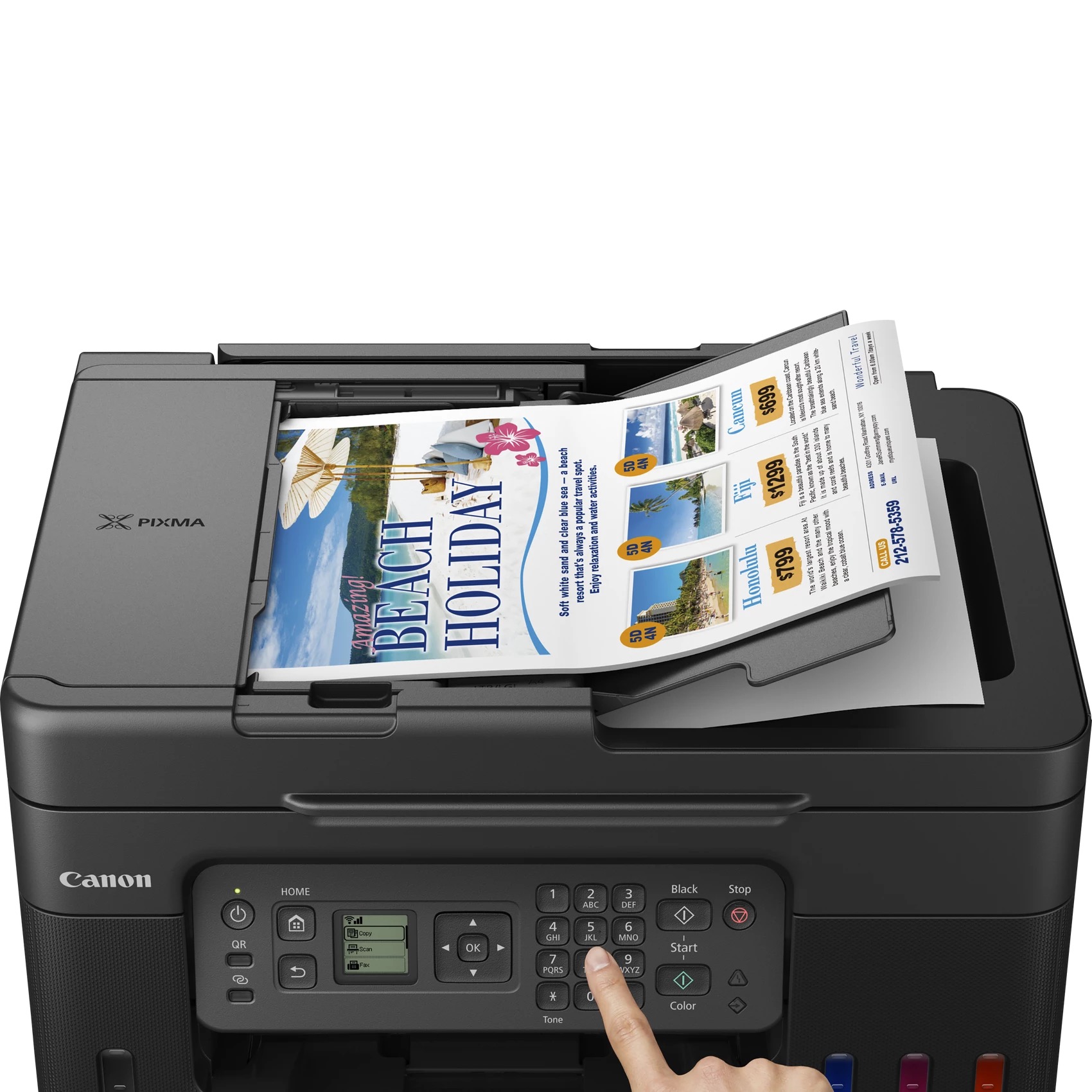 Canon PIXMA G4570 4 in 1 Tintenstrahl-Multifunktionsdrucker schwarz